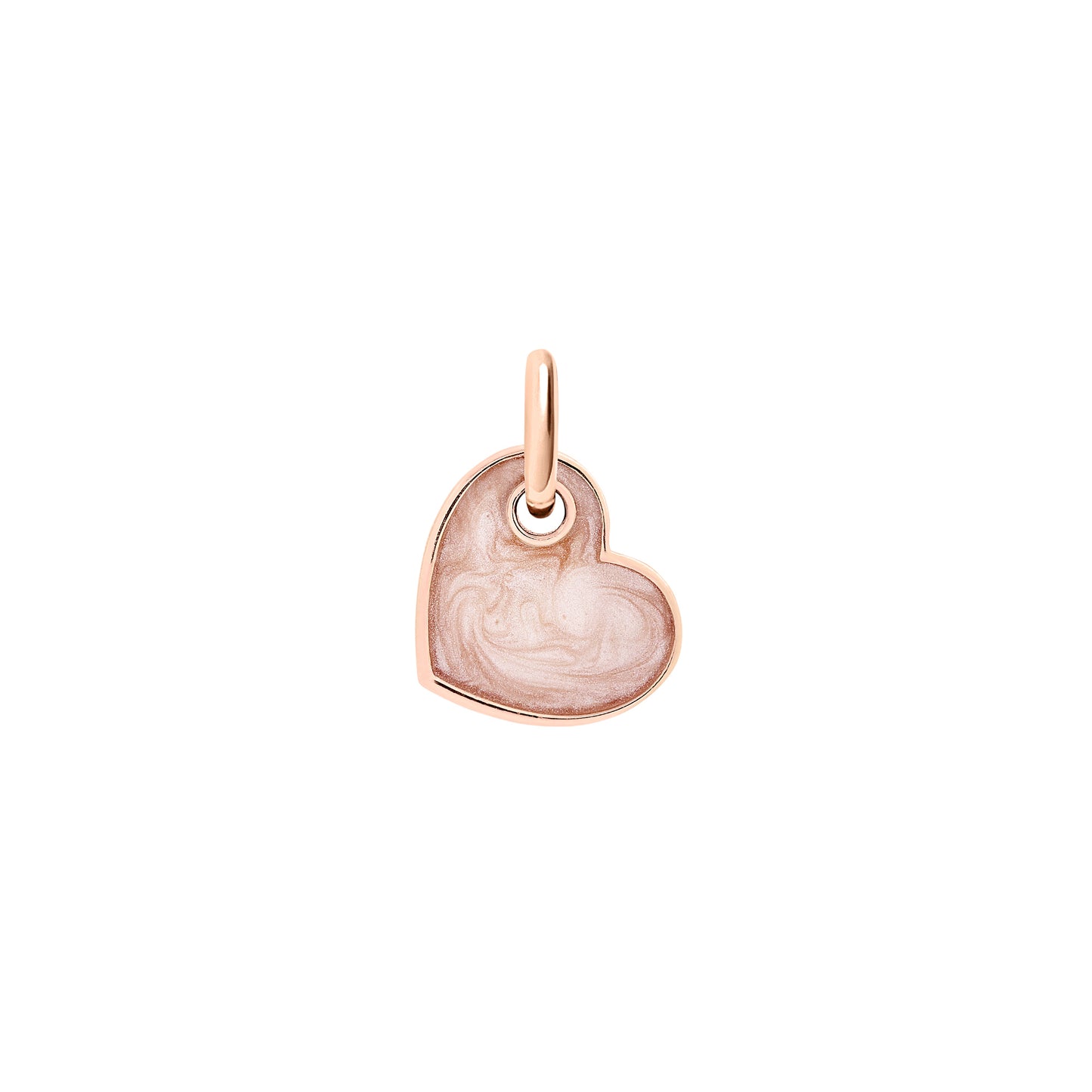 Anhänger Herz, Roségold • Emaille von DoDo (DMC4011-HEART-ERS9R)