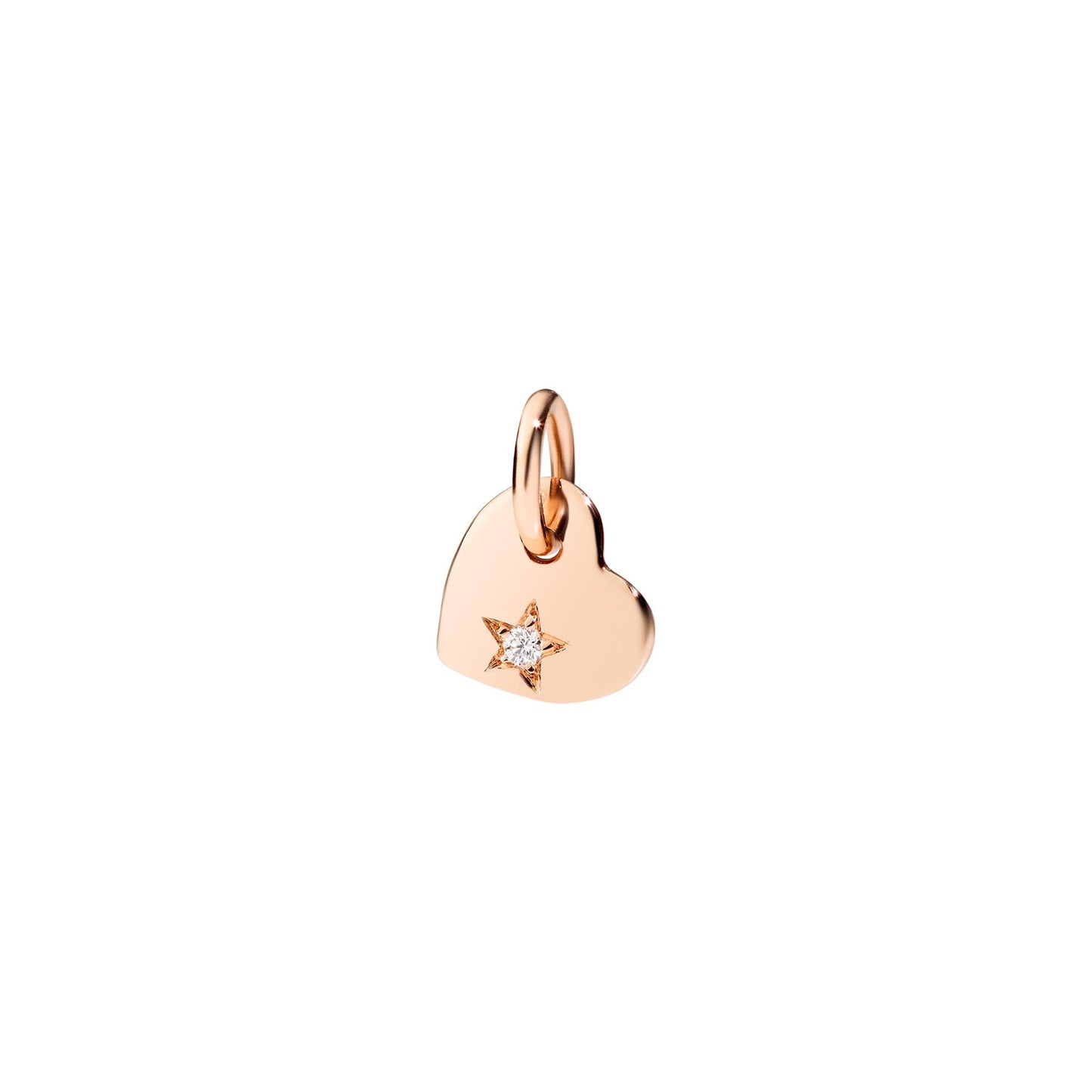 Anhänger Herz „Precious“, Roségold • Diamant von DoDo (DMB7040-HEARS-DB09R)