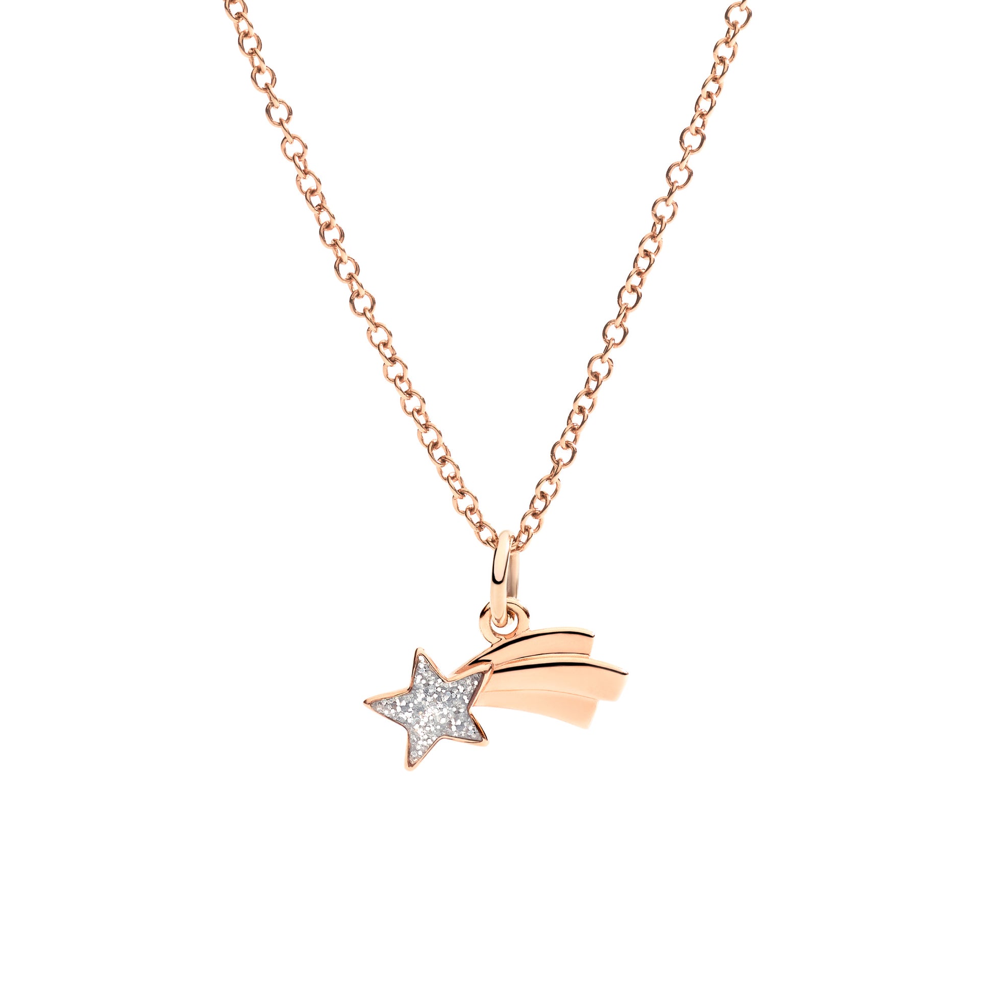 Anhänger Komet, Roségold • Emaille von DoDo (DMC4012_XSTAR_ESI9R)