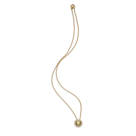 Anhänger mit Hakskette, Roségold • Diamant von Hans D. Krieger (111.0923.14.16)