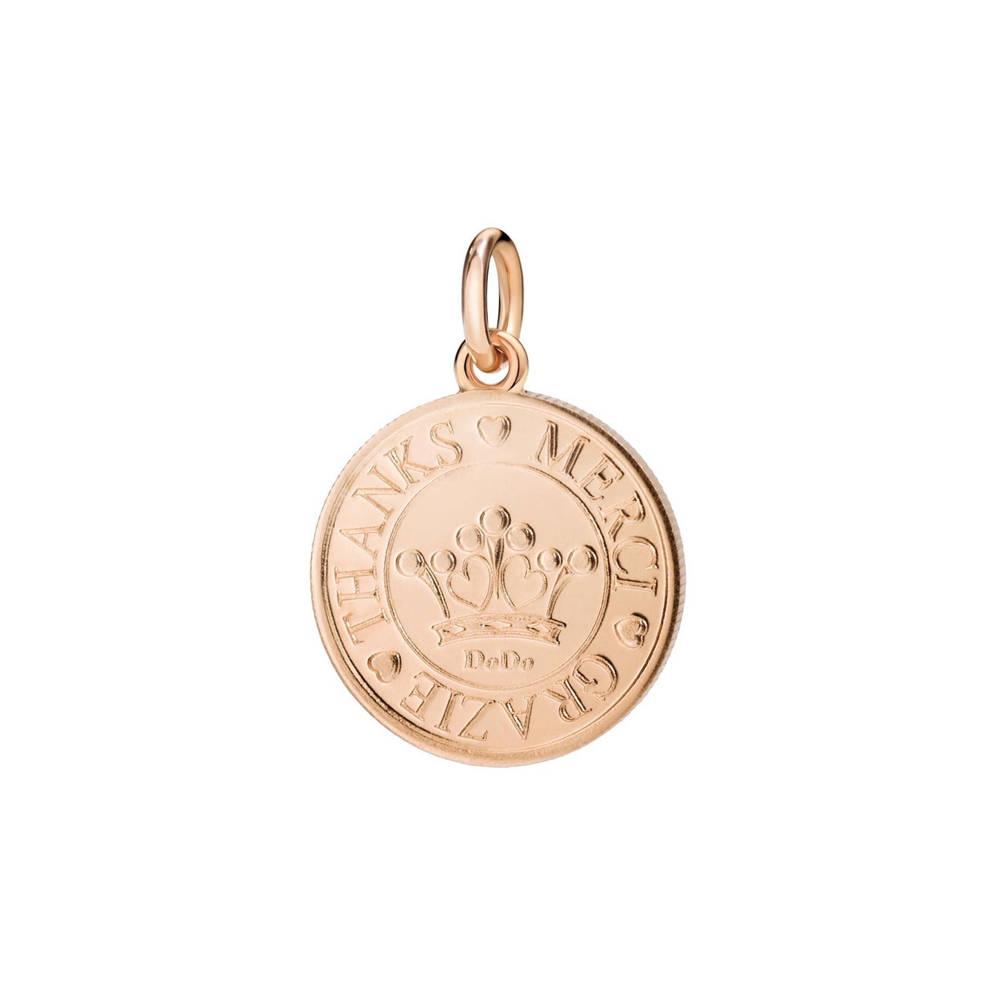 Anhänger Münze, Roségold von DoDo (DMB5010-COINS-0009R)