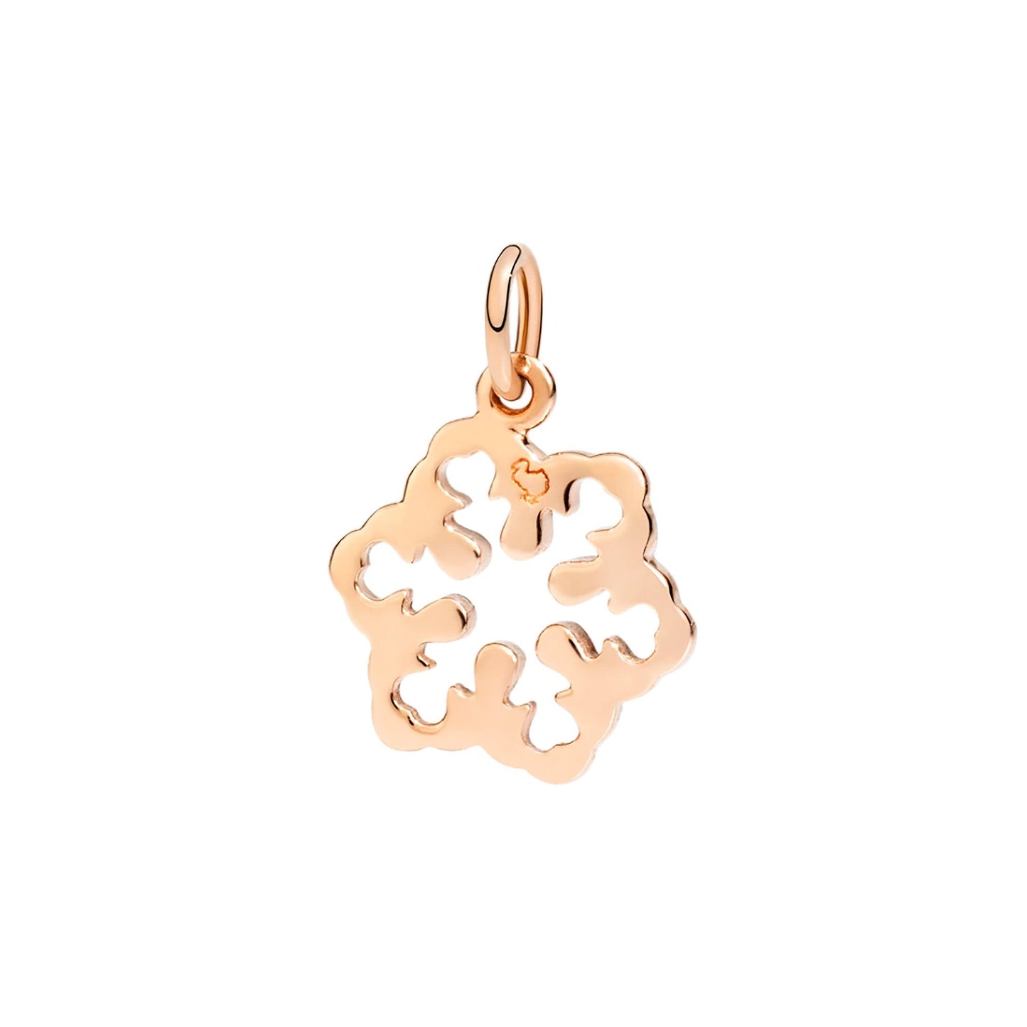 Anhänger Schneeflocke, Roségold • Diamant von DoDo (DMB8051-SNOWS-DBI9R)