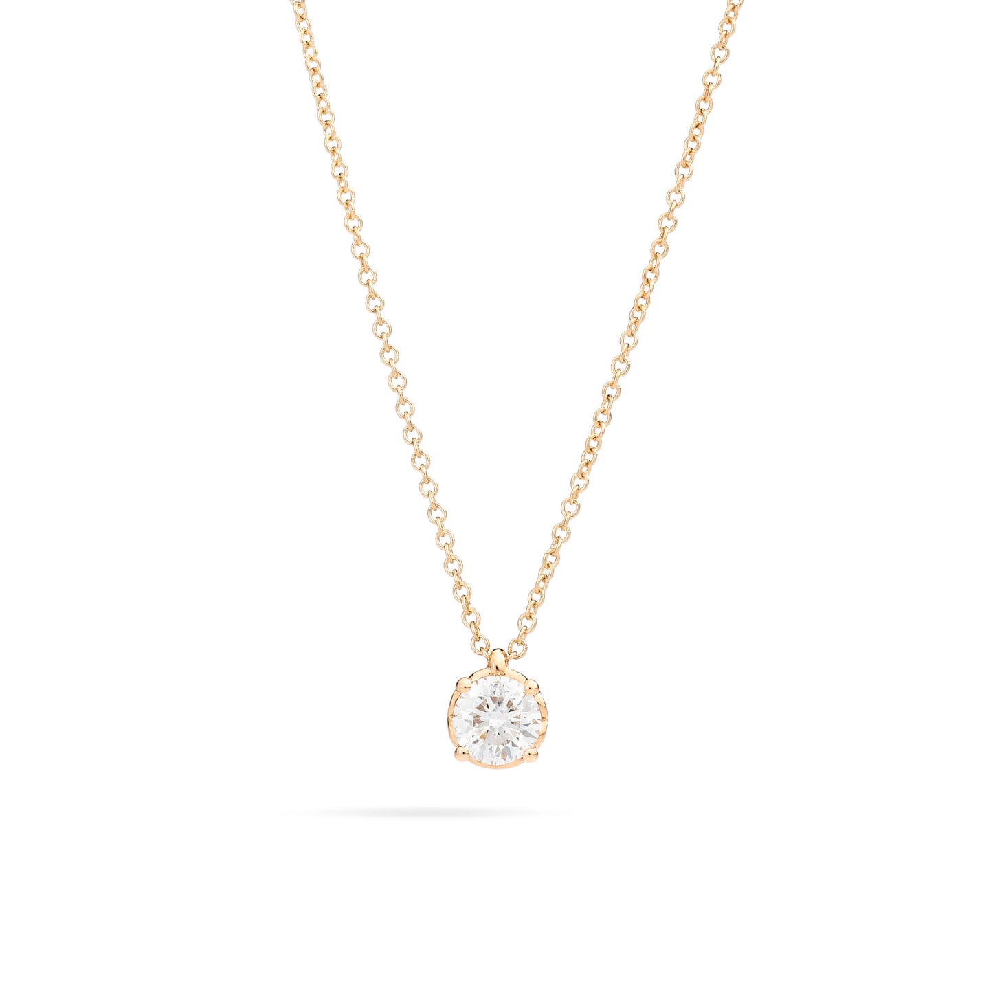 Anniversary Anhänger mit Halskette, Gelbgold • Diamant von Recarlo (P01PX001/G010)