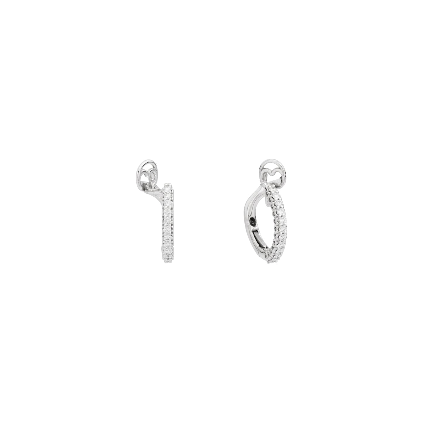 Anniversary Creolen, Weißgold • Diamant von Recarlo (E01CS004/025)