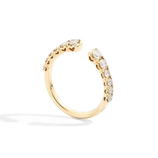 Anniversary More Ring, Gelbgold • Diamant von Recarlo (R01FN008/G066)