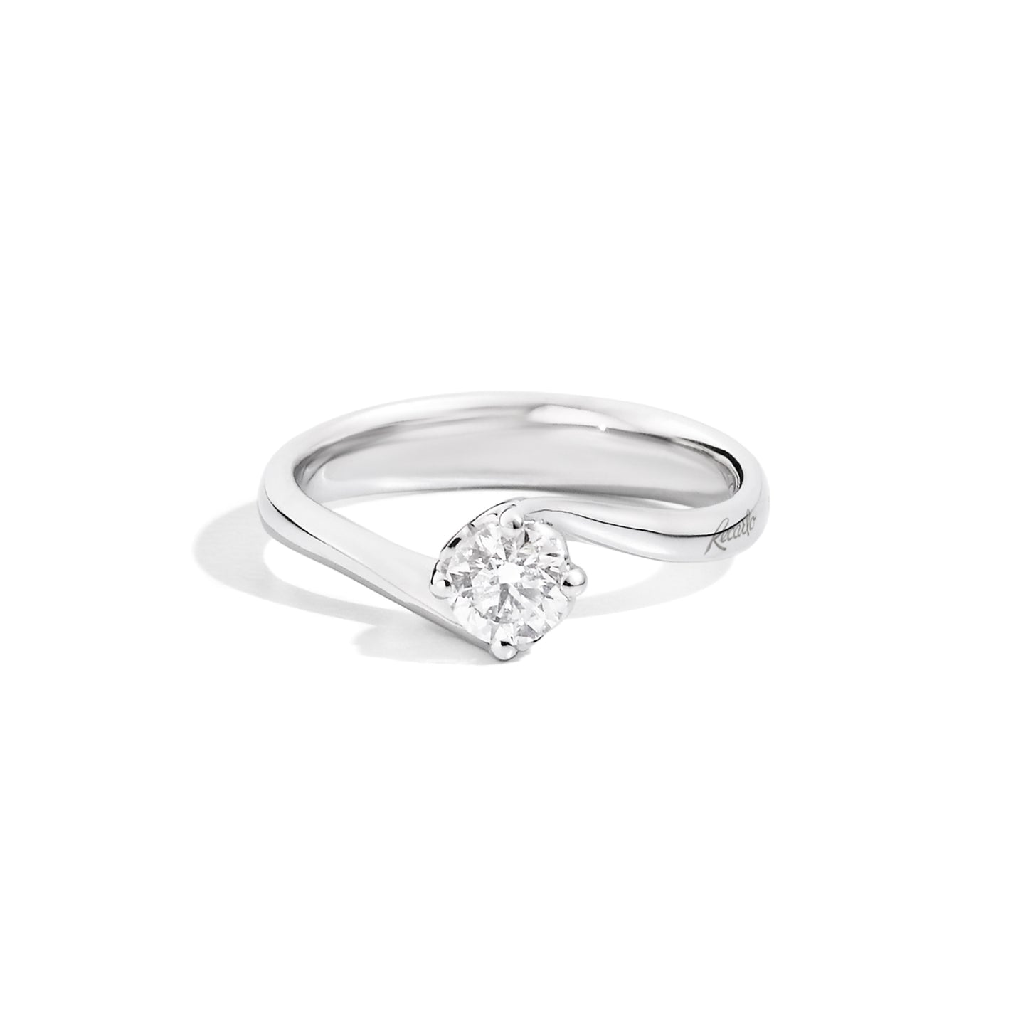Anniversary Valentin Solitär-Ring, Weißgold • Diamant von Recarlo (R01SO195/026)