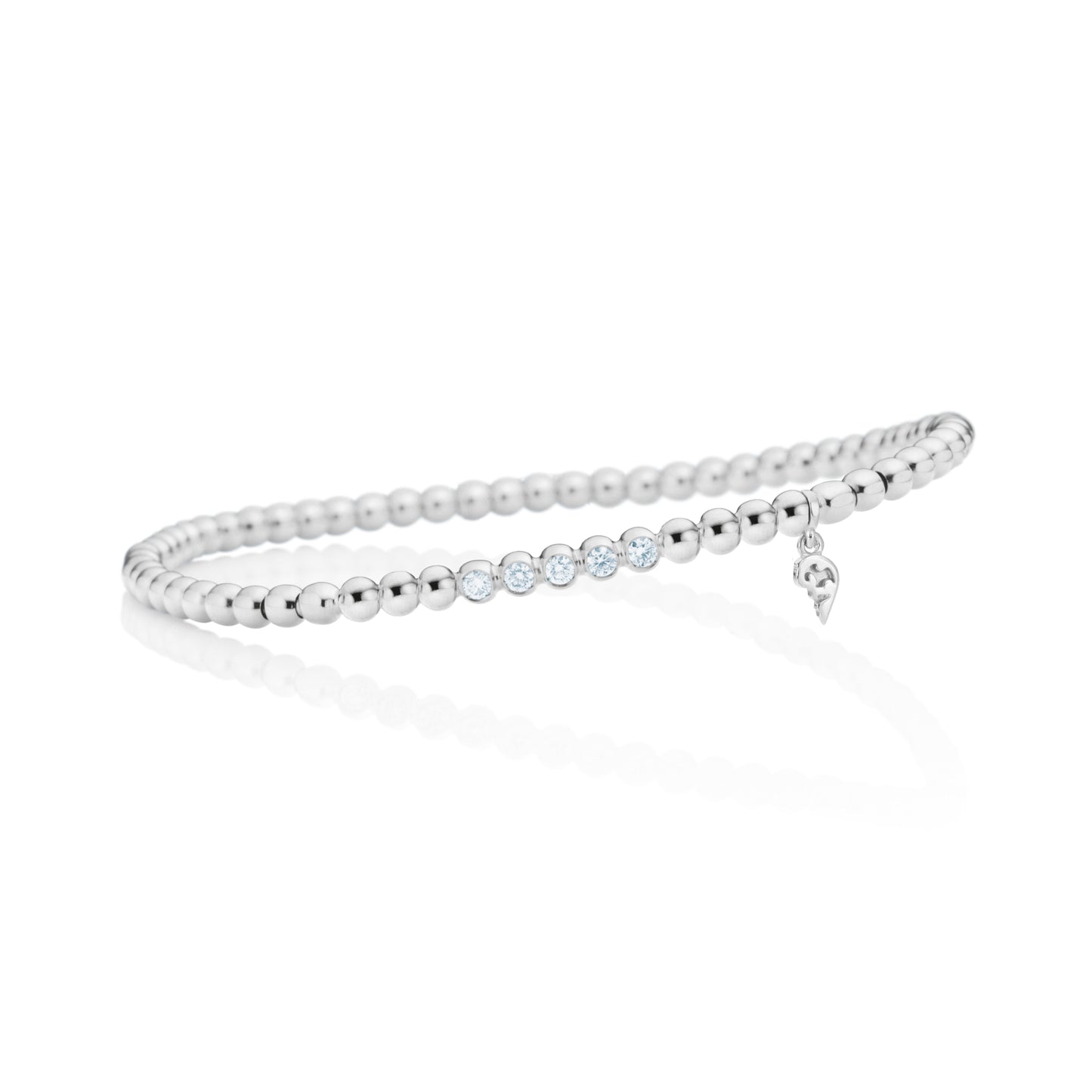 Armband Flessibile, Weißgold • Diamant von Capolavoro (AB8BRW00366.INNEN.17-M)