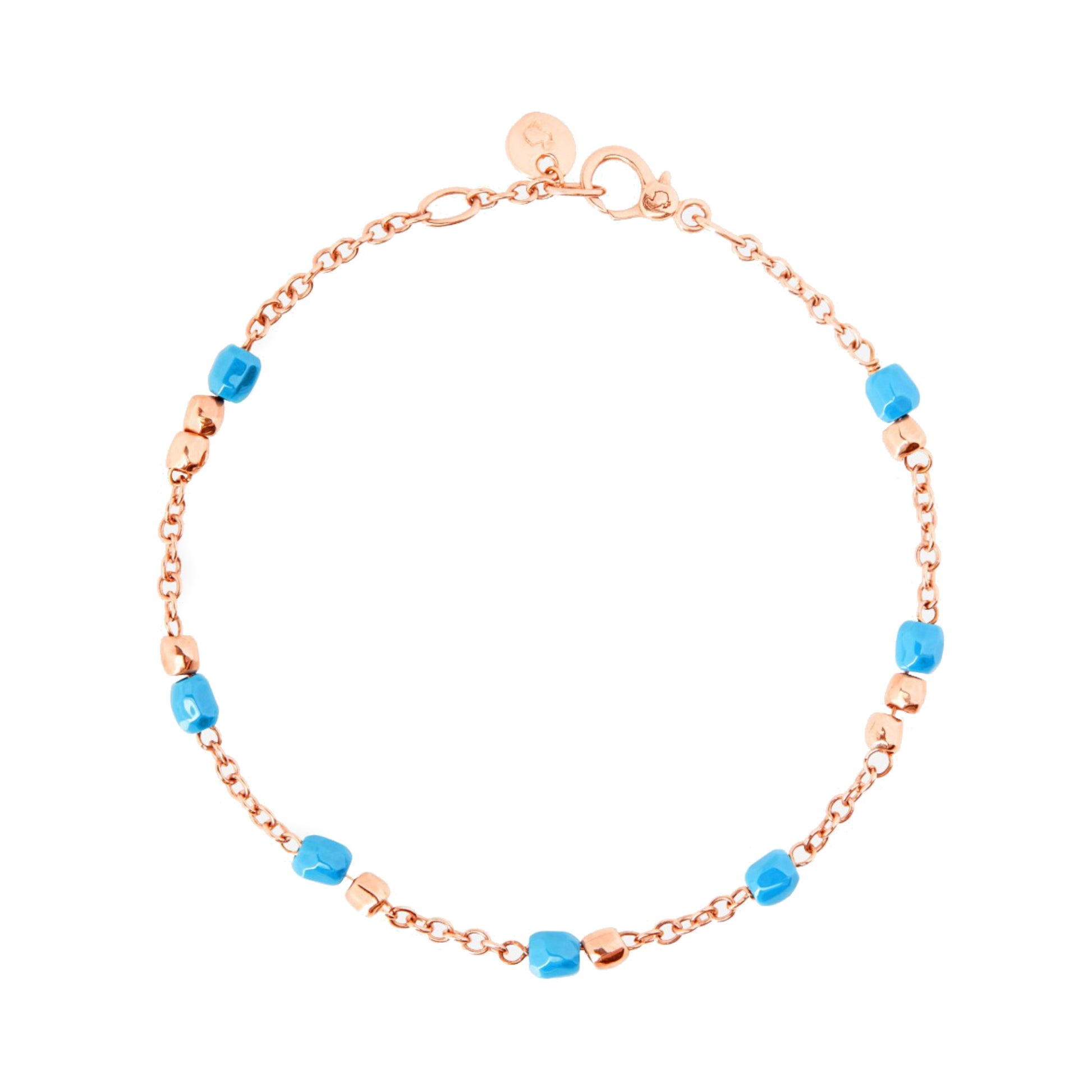 Armband Granelli, Roségold • Türkis von DoDo (DBC3005-GRANX-CTU9R)