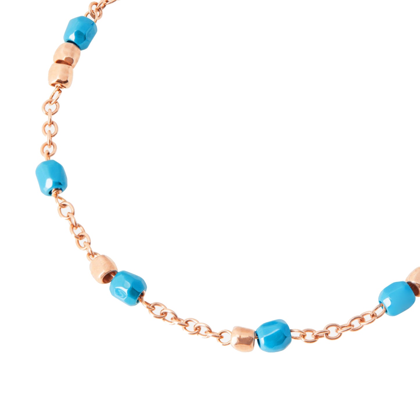 Armband Granelli, Roségold • Türkis von DoDo (DBC3005-GRANX-CTU9R)