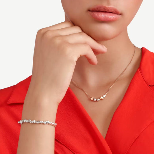 Armband Herz aus Silber, Roségold von DoDo (DBC5000-HEART-0009A)