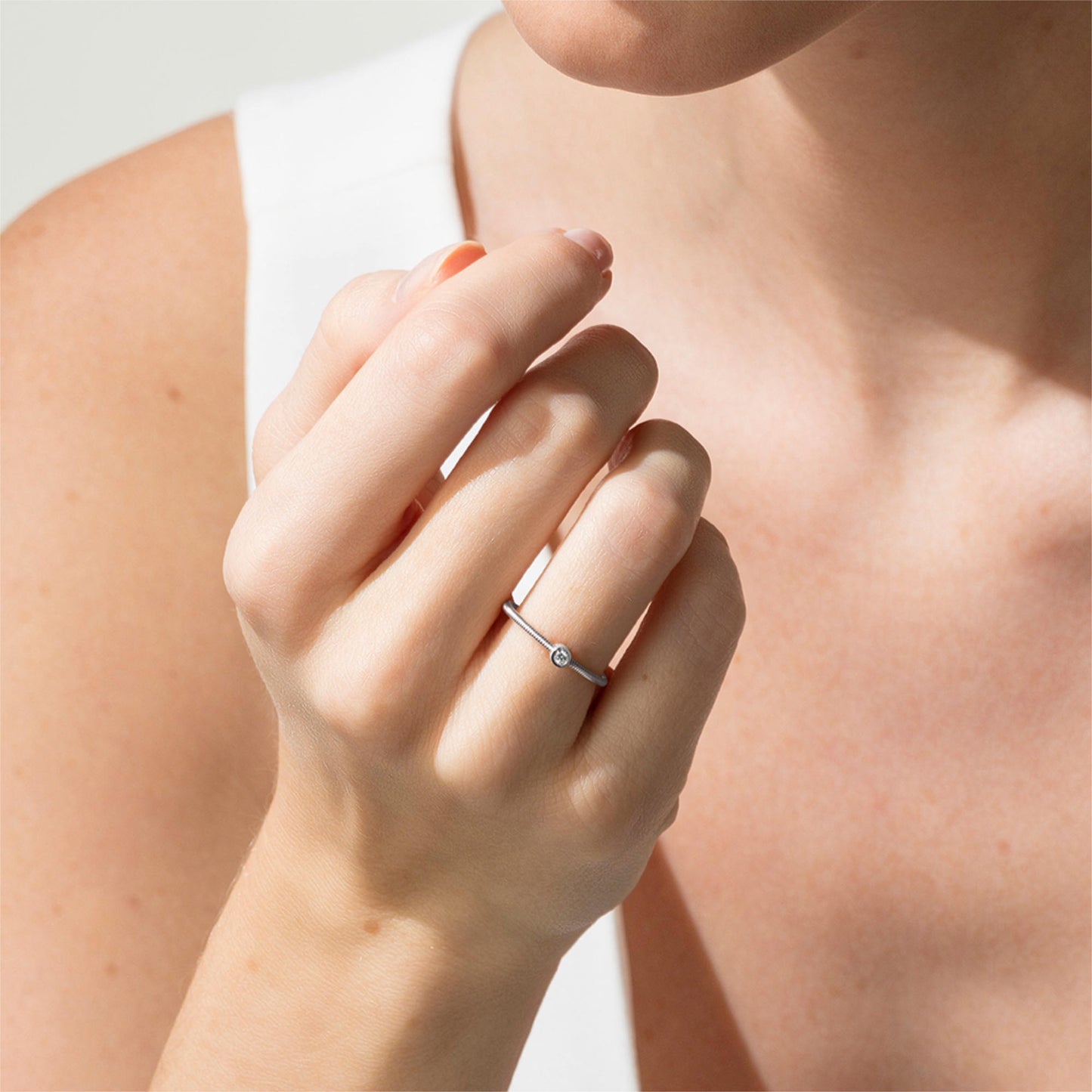 Artist Ring , Platin • Diamant von Niessing (N361901-pt)
