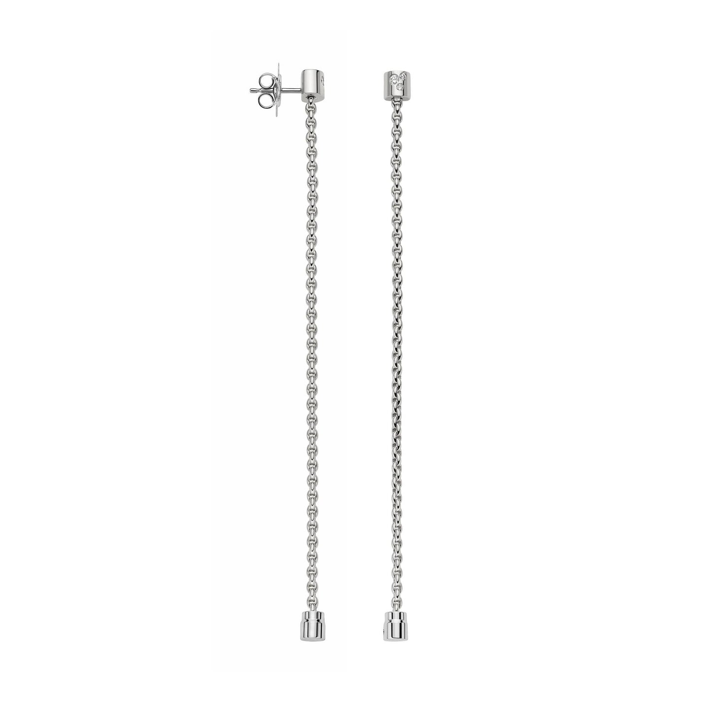 Austauschbare Aria Ohrhänger, Weißgold • Diamant von FOPE (89203OX_BB_B_XBX_000)