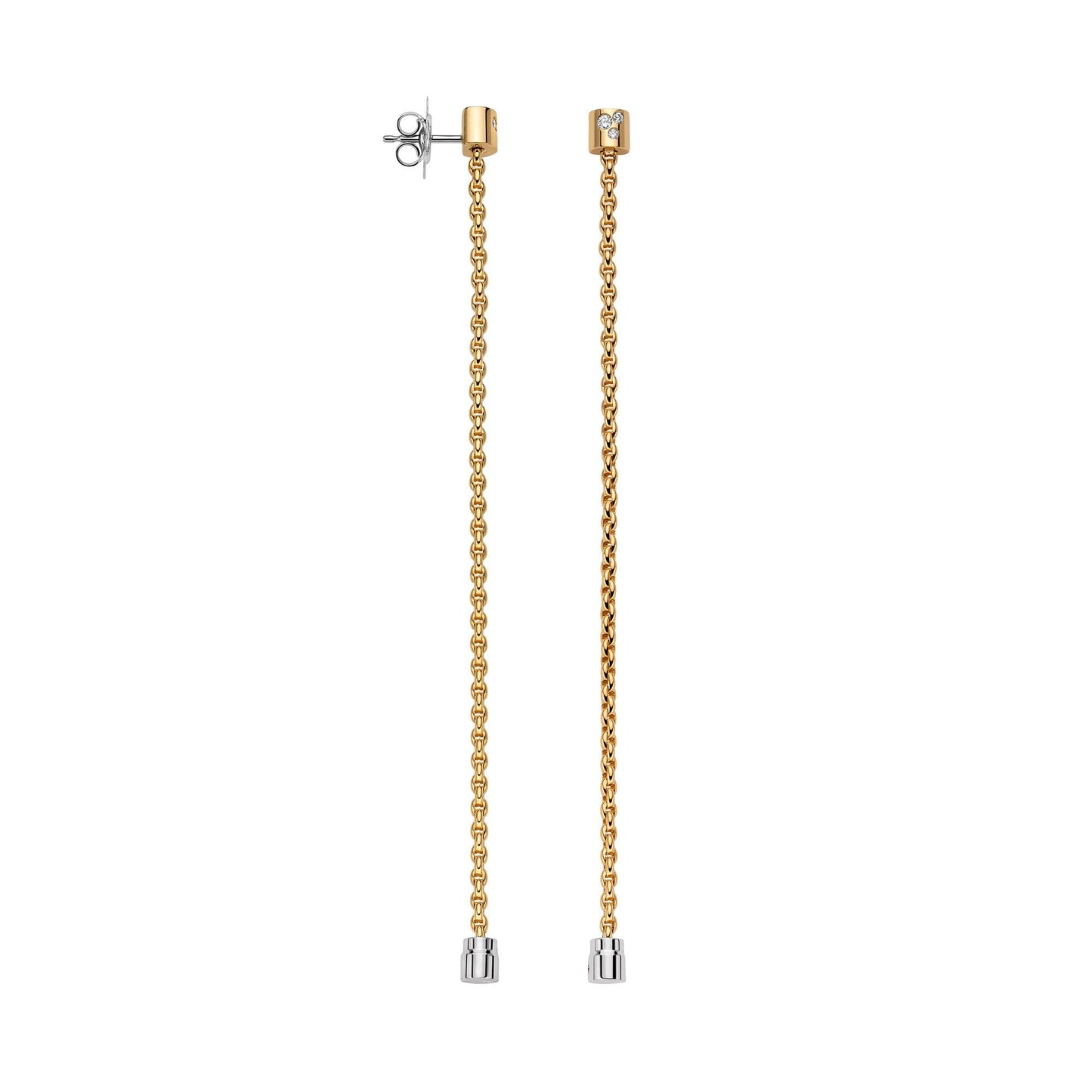 Austauschbare Aria Ohrhänger, Gelbgold • Diamant von FOPE (89203OX_BB_G_XGX_000) Austauschbare Aria Ohrhänger, Gelbgold • Diamant von FOPE (89203OX_BB_G_XGX_000)