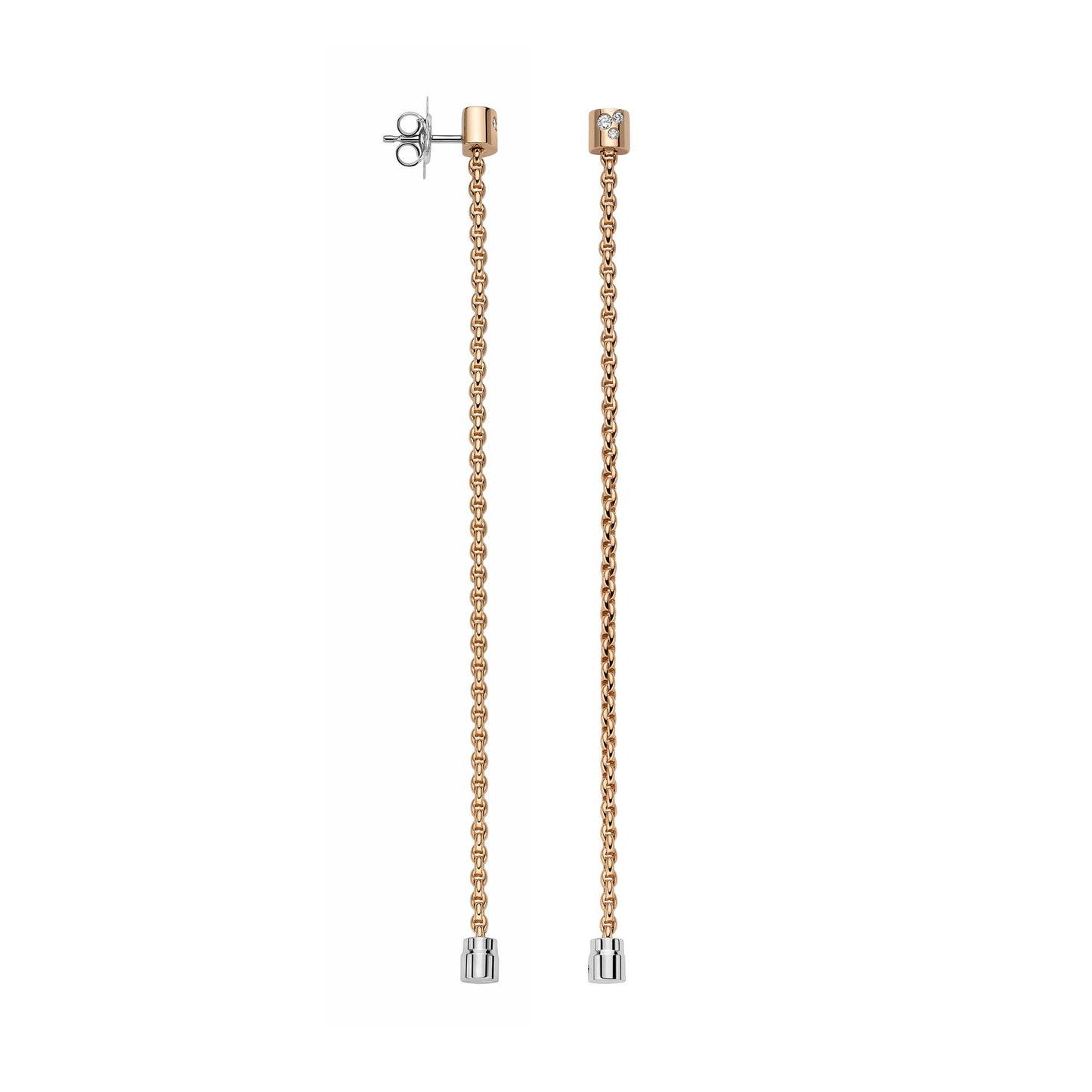 Austauschbare Aria Ohrhänger, Roségold • Diamant von FOPE (89203OX_BB_R_XRX_000) Austauschbare Aria Ohrhänger, Roségold • Diamant von FOPE (89203OX_BB_R_XRX_000)