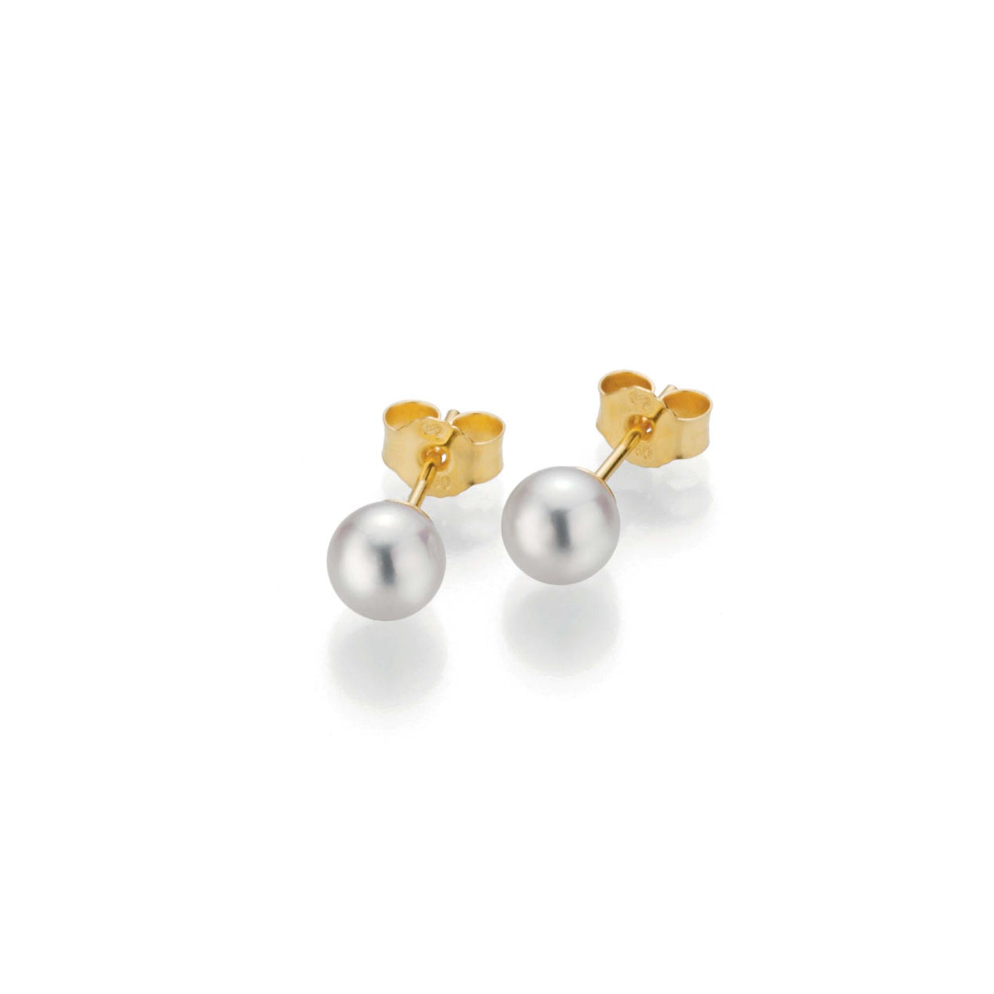 BASICS Ohrstecker, Gelbgold von Gellner (5-23681-01)