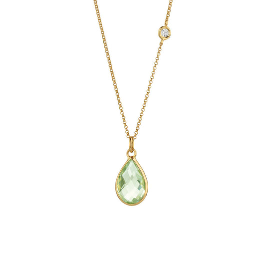 BIG BANG Collier mit Einhänger, Gelbgold • Amethyst • Diamant von Gellner (2-81666-03)