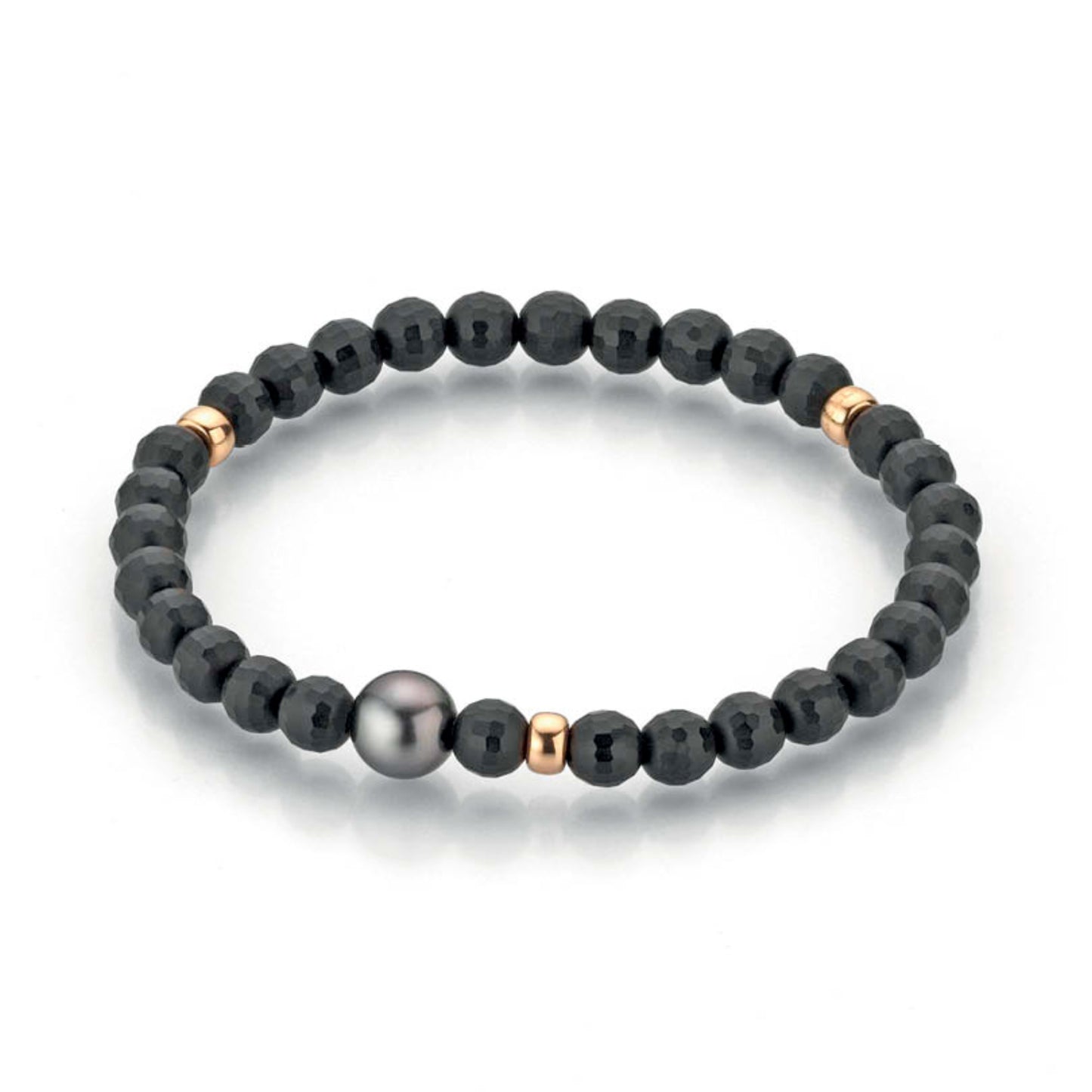 BOLD Armband, Roségold • Onyx von Gellner (5-24593-01)