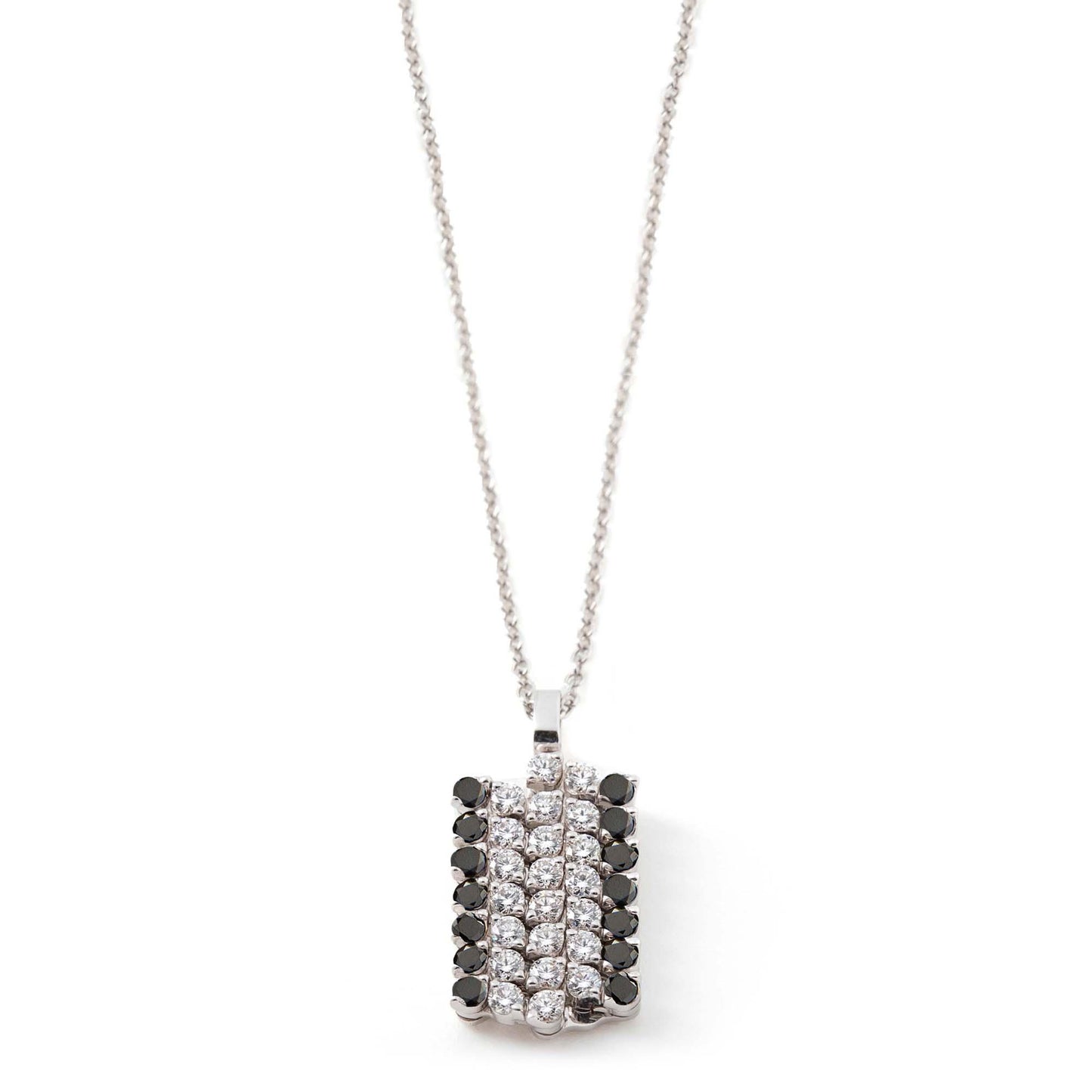 Brevetto Anhänger, Weißgold • Diamant von Serafino Consoli (S.CL 5F2 WG WD BD X)