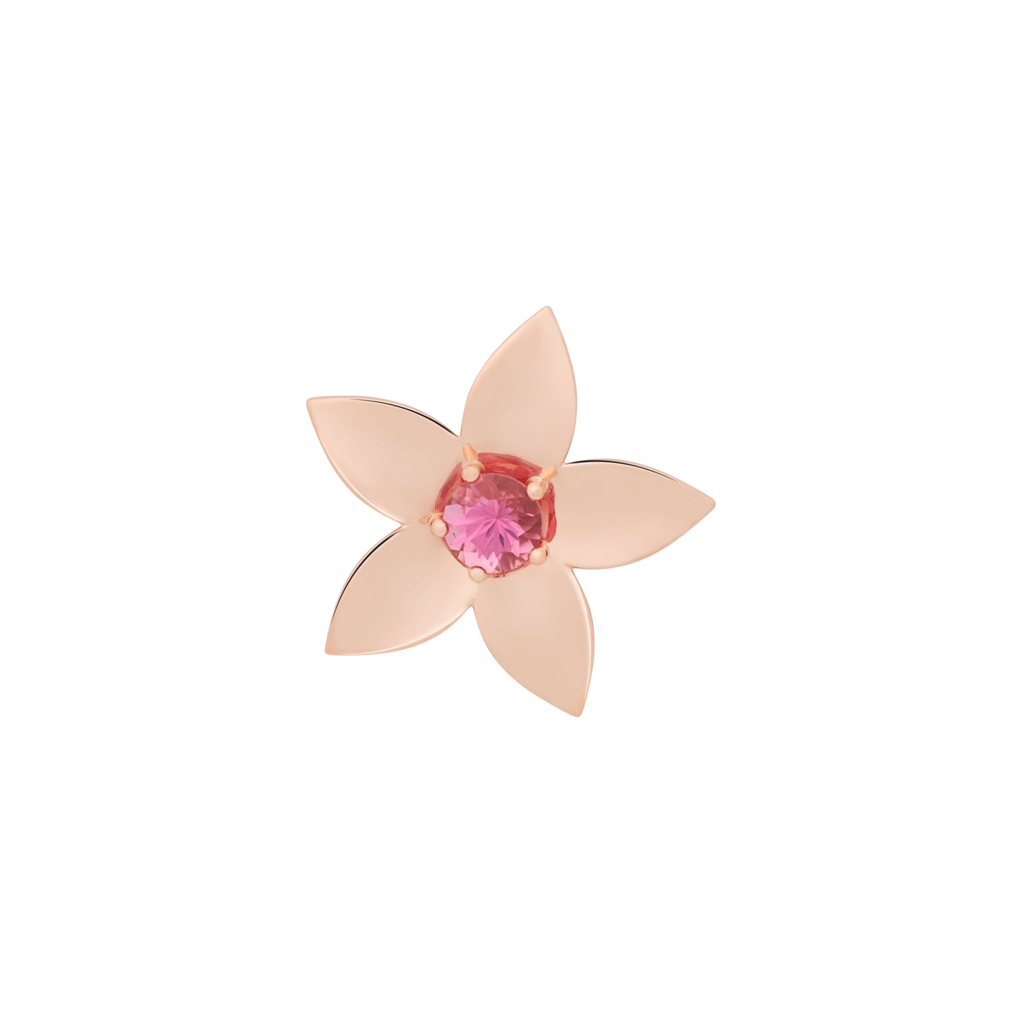 Poppy Brosche, Roségold • Turmalin von Bron (8BR1292RT)