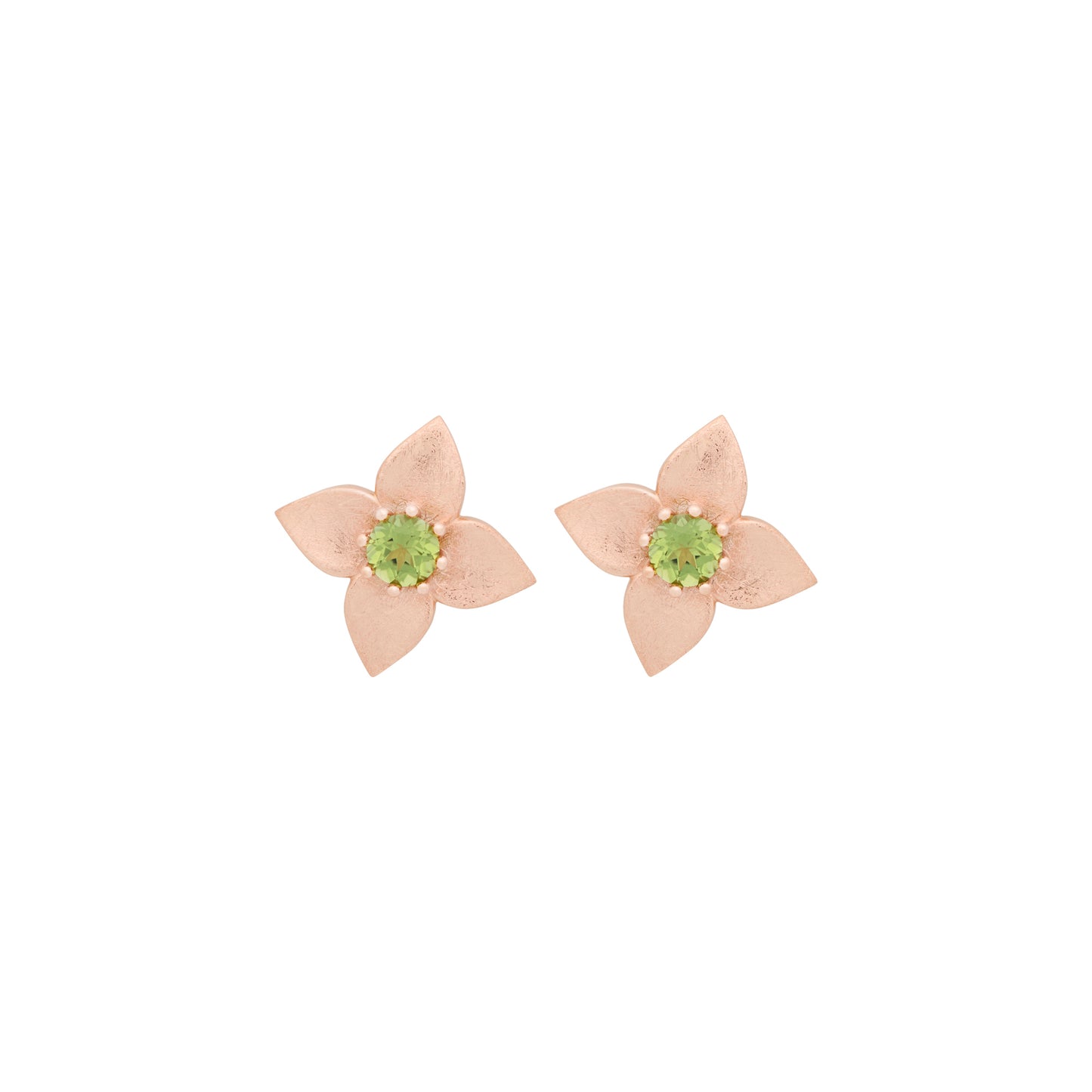 Poppy Ohrschmuck, Roségold • Peridot von Bron (8OR4908MPE)