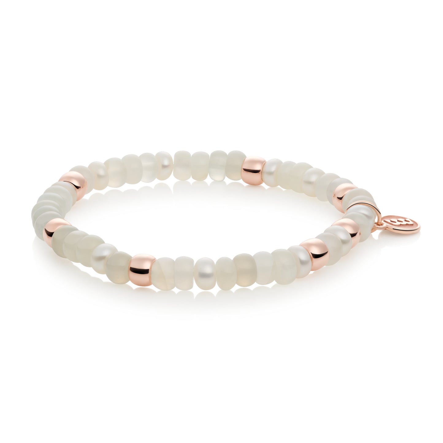 Reflex Armband, Roségold • Mondstein von Bron (8AR3985MIX89)
