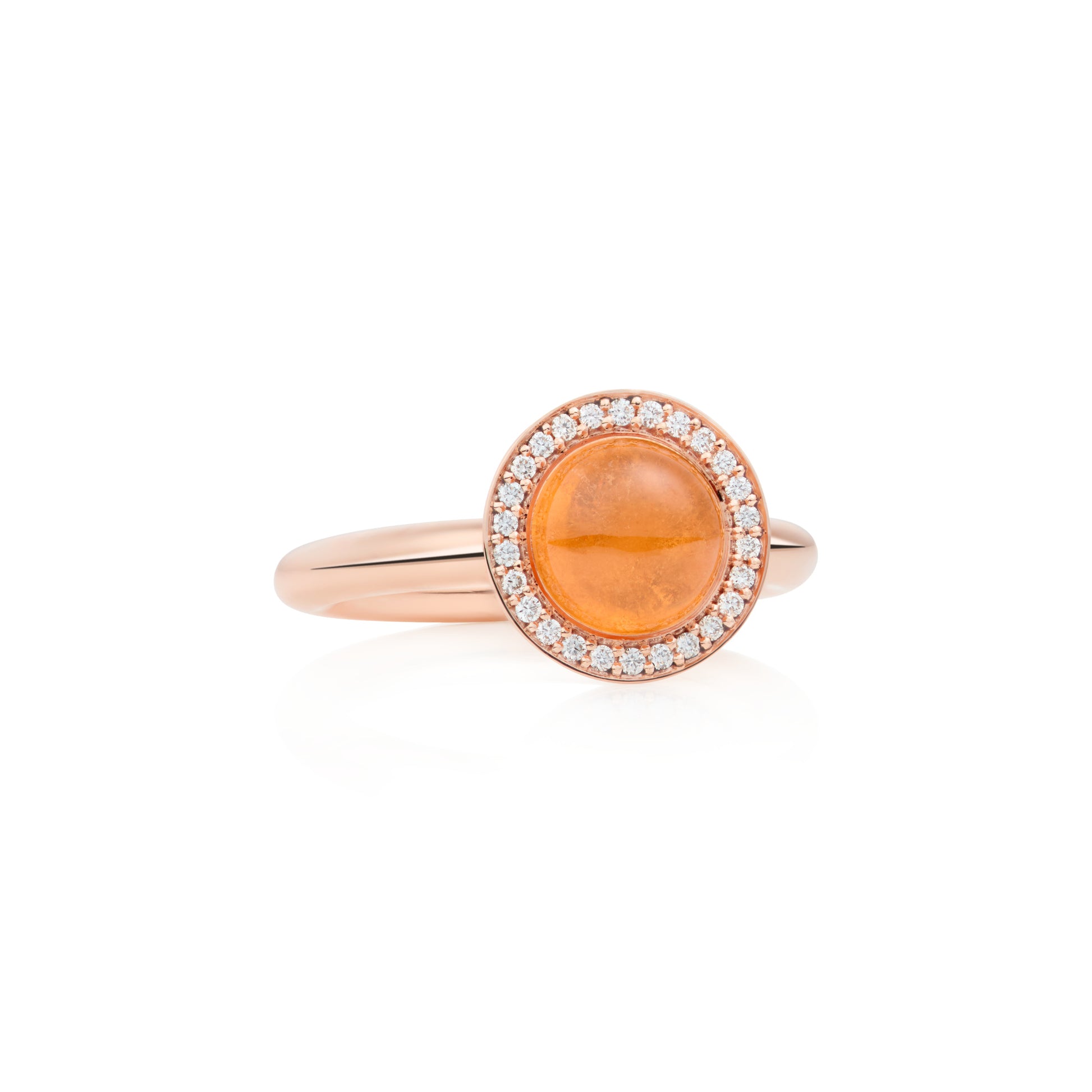 Sushi Ring, Roségold • Diamant • Granat von Bron (8RR4932SGCBR)
