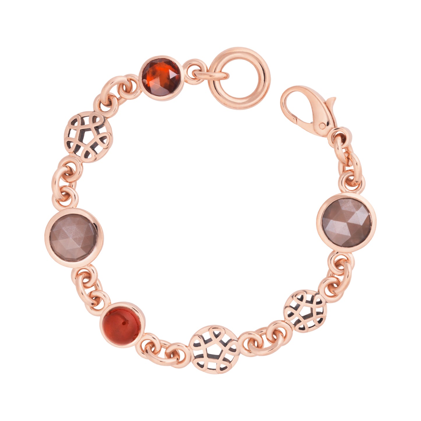 Bron Toujours Ajour Armband (8AR3996MIX8) aus Roségold mit Mondstein