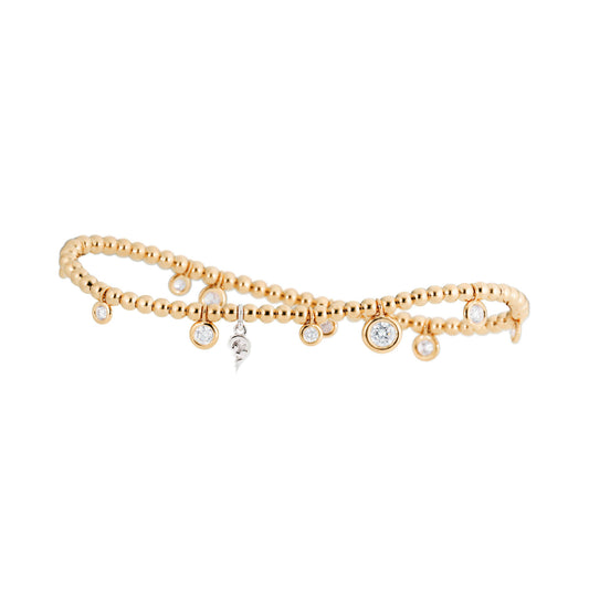 Armband Prosecco, Roségold • Diamant von Capolavoro (AB9BRW00324.INNEN.17)