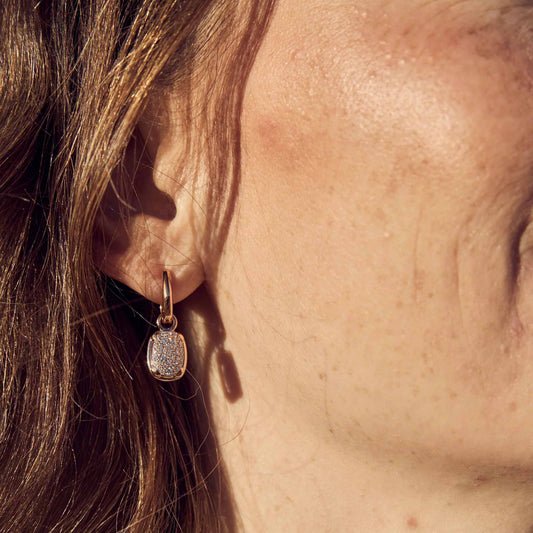 Ohrcreolen Capriccio, Weißgold • Diamant von Capolavoro (OC8BRW01273)