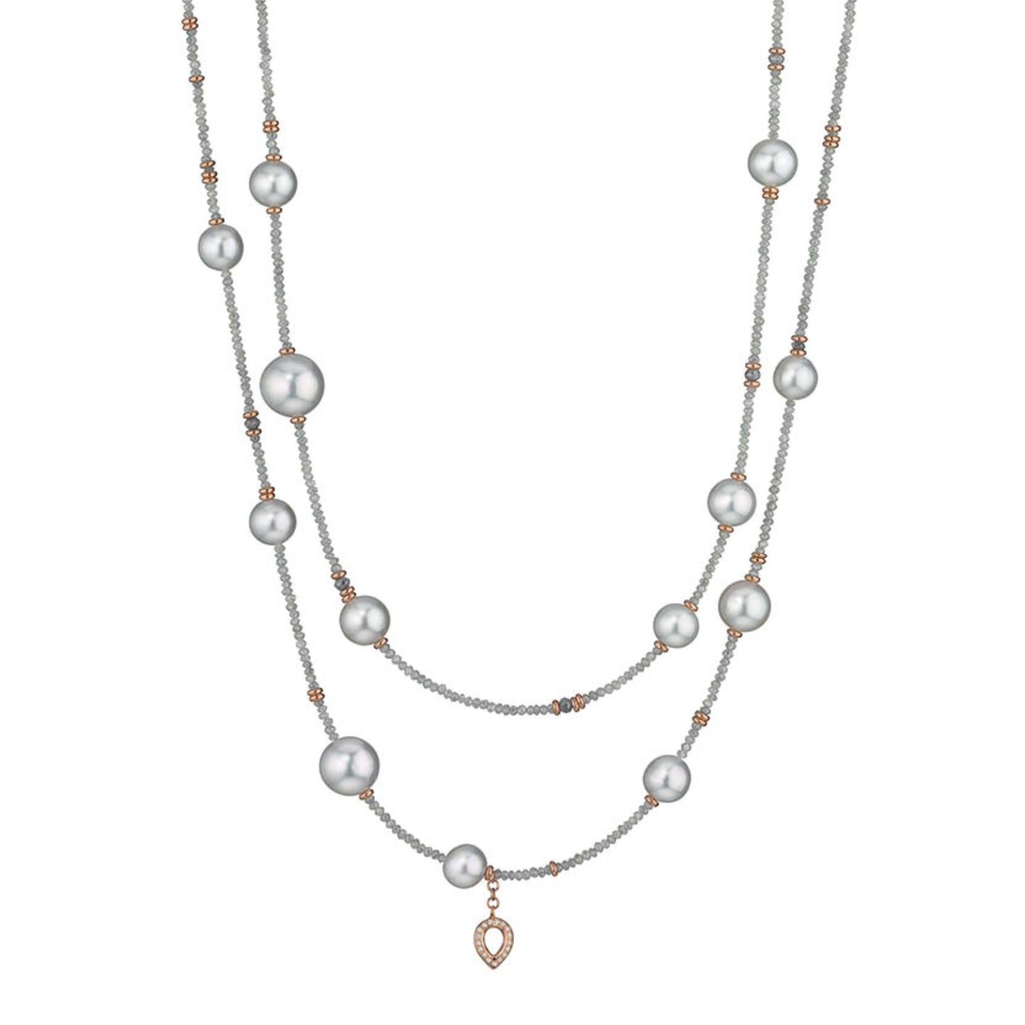 CASTAWAY Collier, Roségold • Diamant von Gellner (5-24213-01)