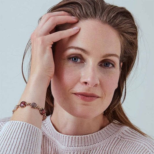 Catch Armband, Roségold • Diamant • Mondstein von Bron (8AR3965HEBMMBCBR)