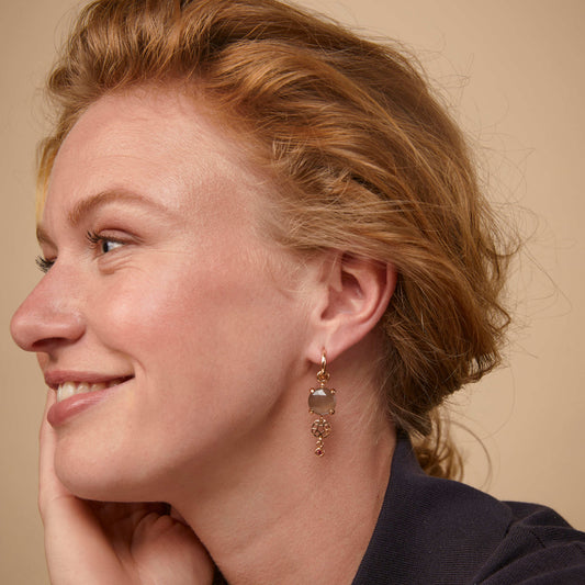 Catch Einhänger, Roségold • Mondstein • Saphir von Bron (8OR4848MGBOK)