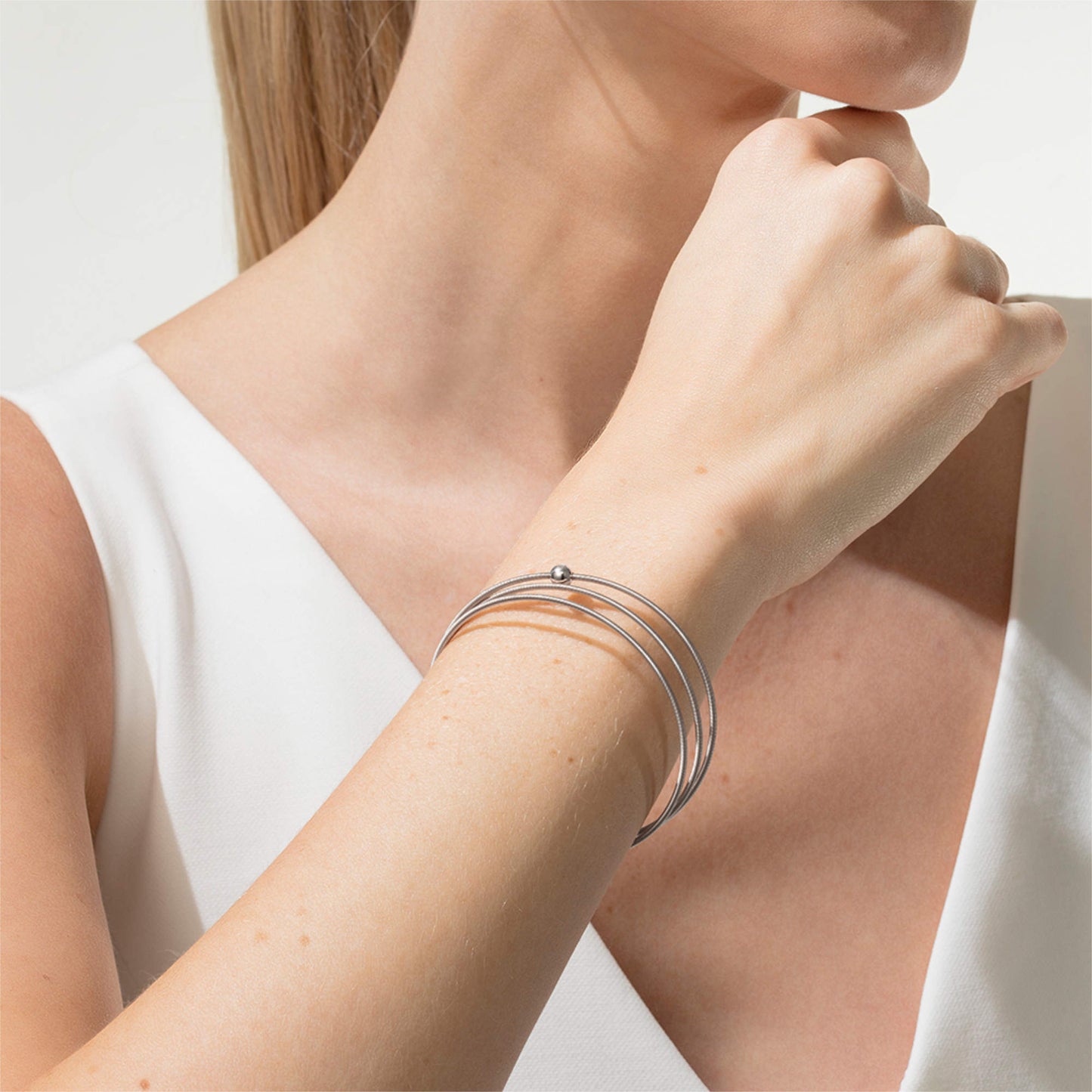 Colette Armreif 3-fach , Platin von Niessing (N273103-KU-pt)