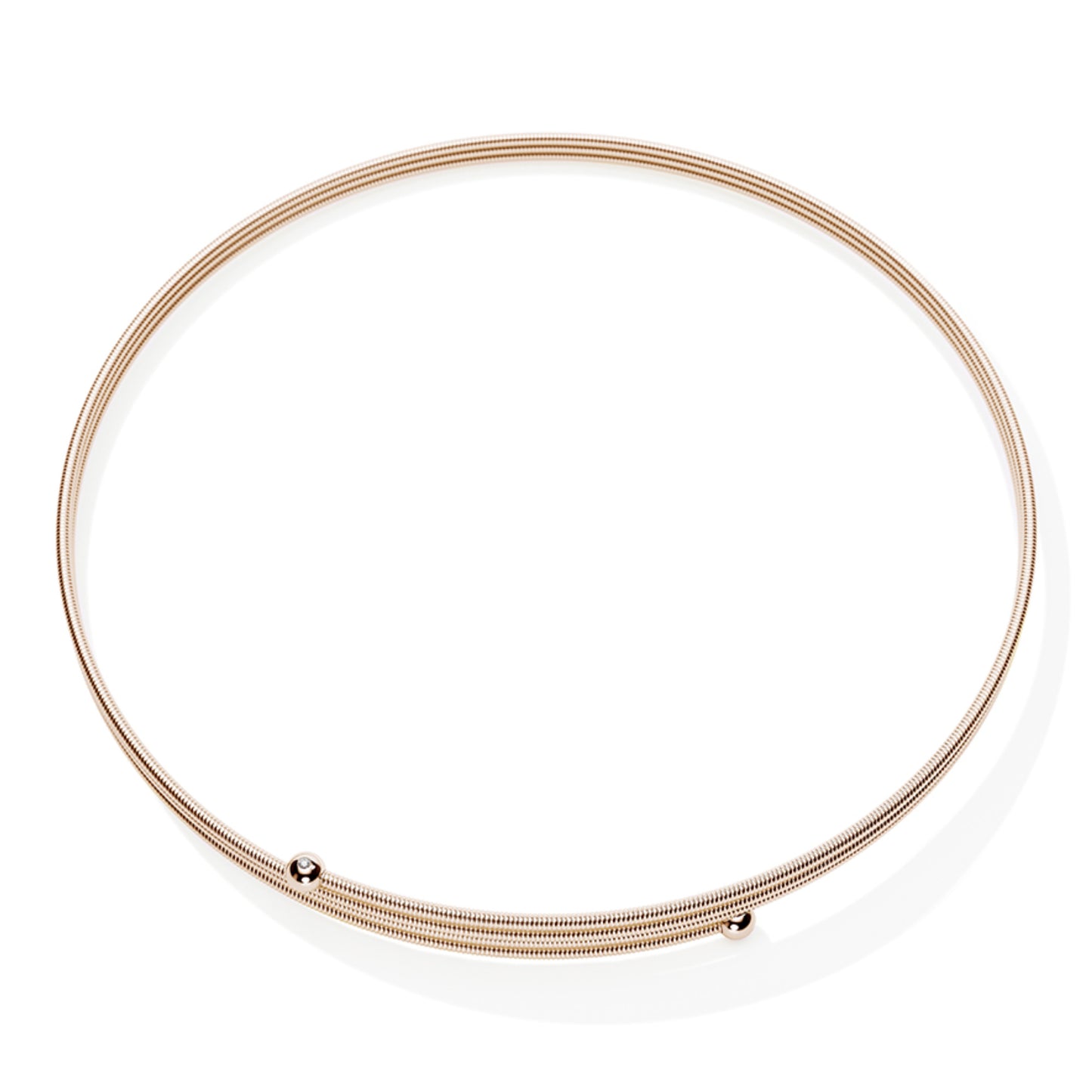 Colette C Embrace Collier 3-fach von Niessing (N373923-145mm-1br-rw)