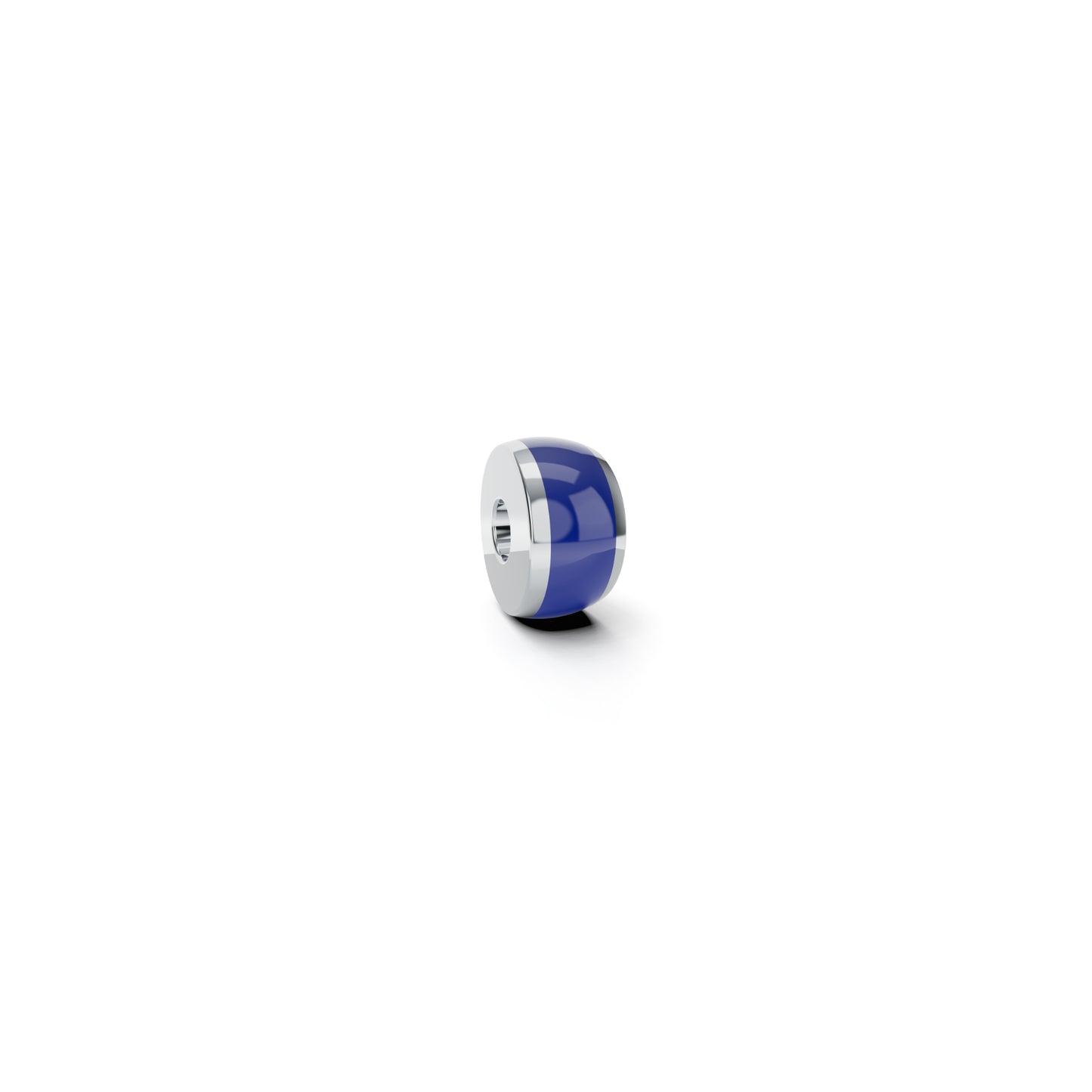 Colette C Setario Hold Anhänger, Platin • Emaille von Niessing (N402070-6mm-nightblue-pt)