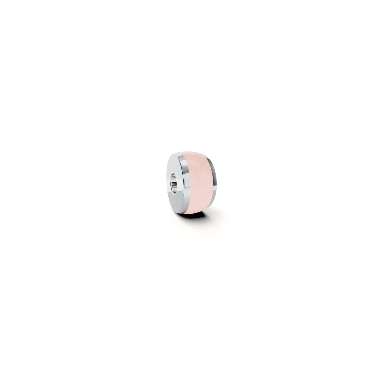 Colette C Setario Hold Anhänger, Platin • Emaille von Niessing (N402070-6mm-powder-pt)