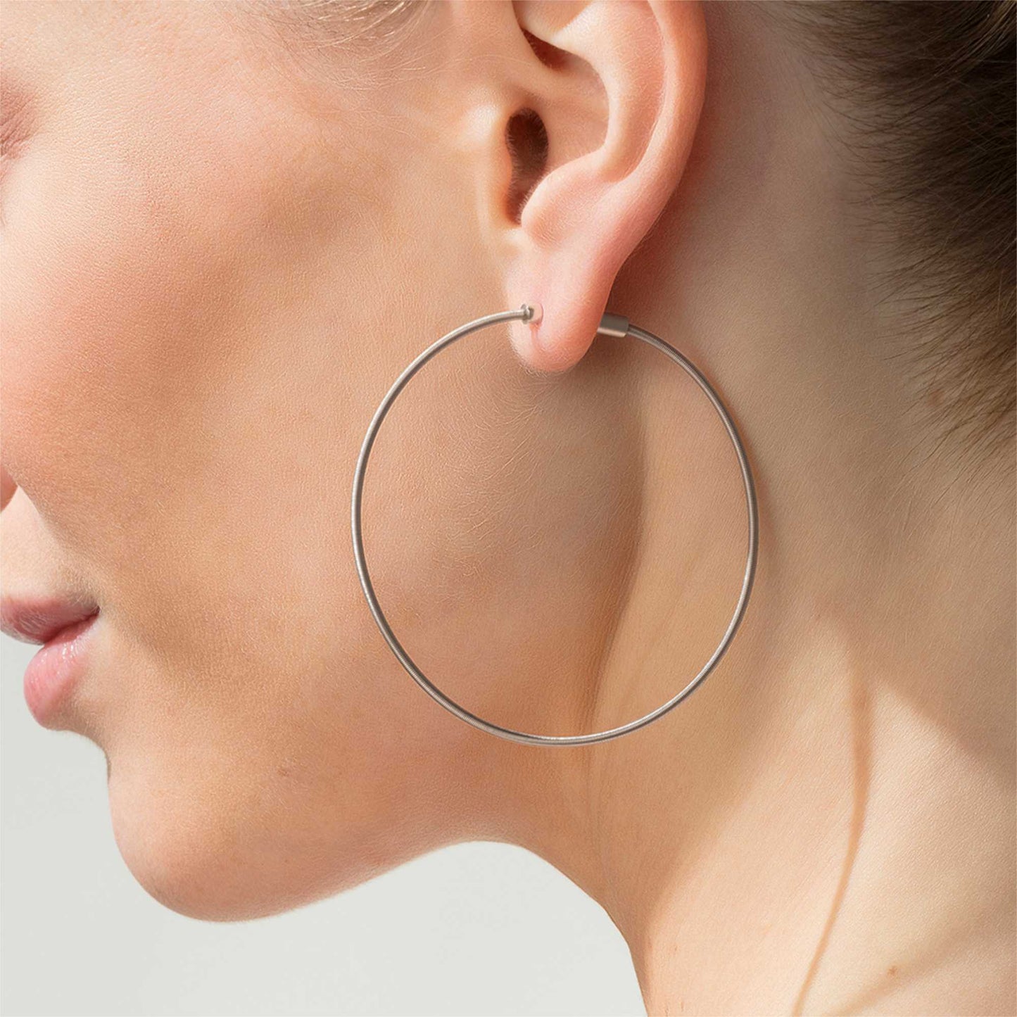 Colette Creolen , Platin von Niessing (N314015-ST-57mm-pt)
