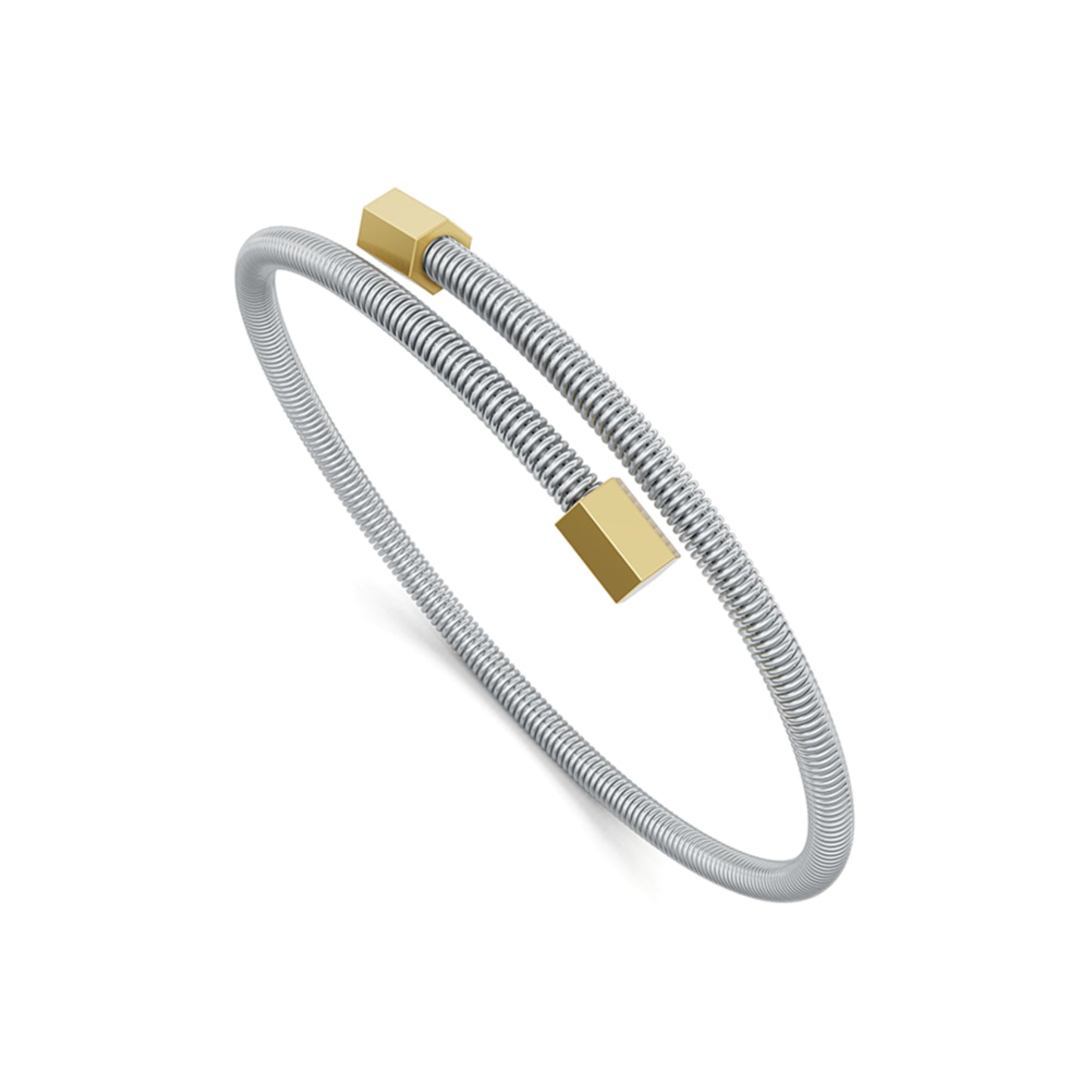 Colette Elementyx Embrace Hexagon Armreif, Platin von Niessing (N402056-62mm-pt-cy)