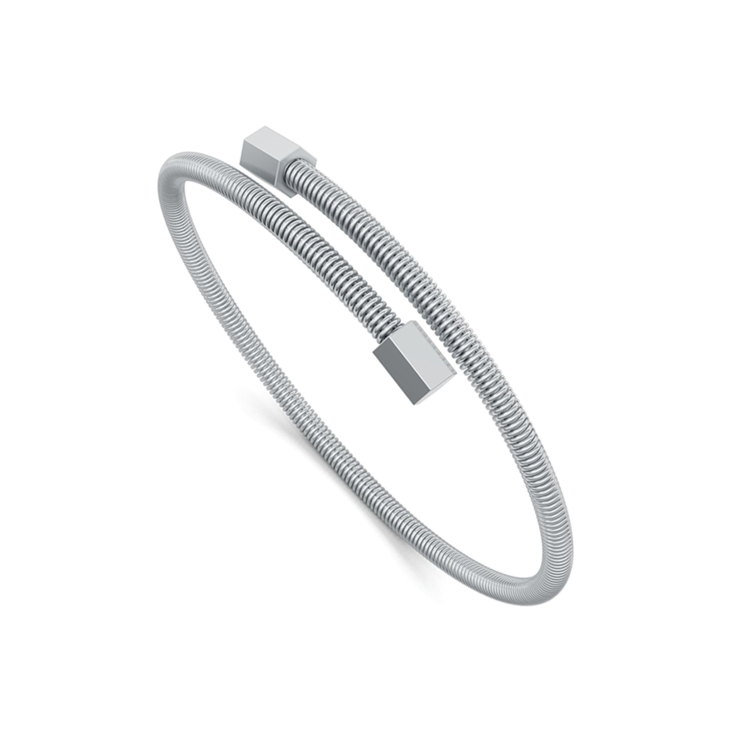 Colette Elementyx Embrace Hexagon Armreif, Platin von Niessing (N402056-62mm-pt-pt)