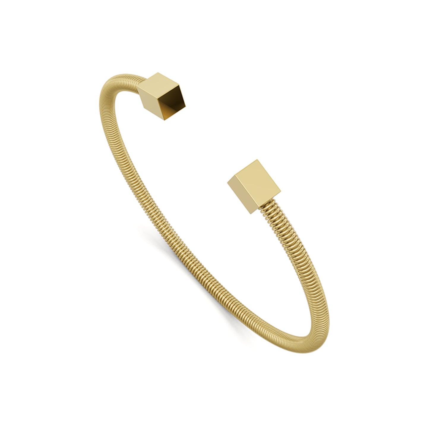 Colette Elementyx Space Cube Armreif von Niessing (N402004-62mm-cy-cy)