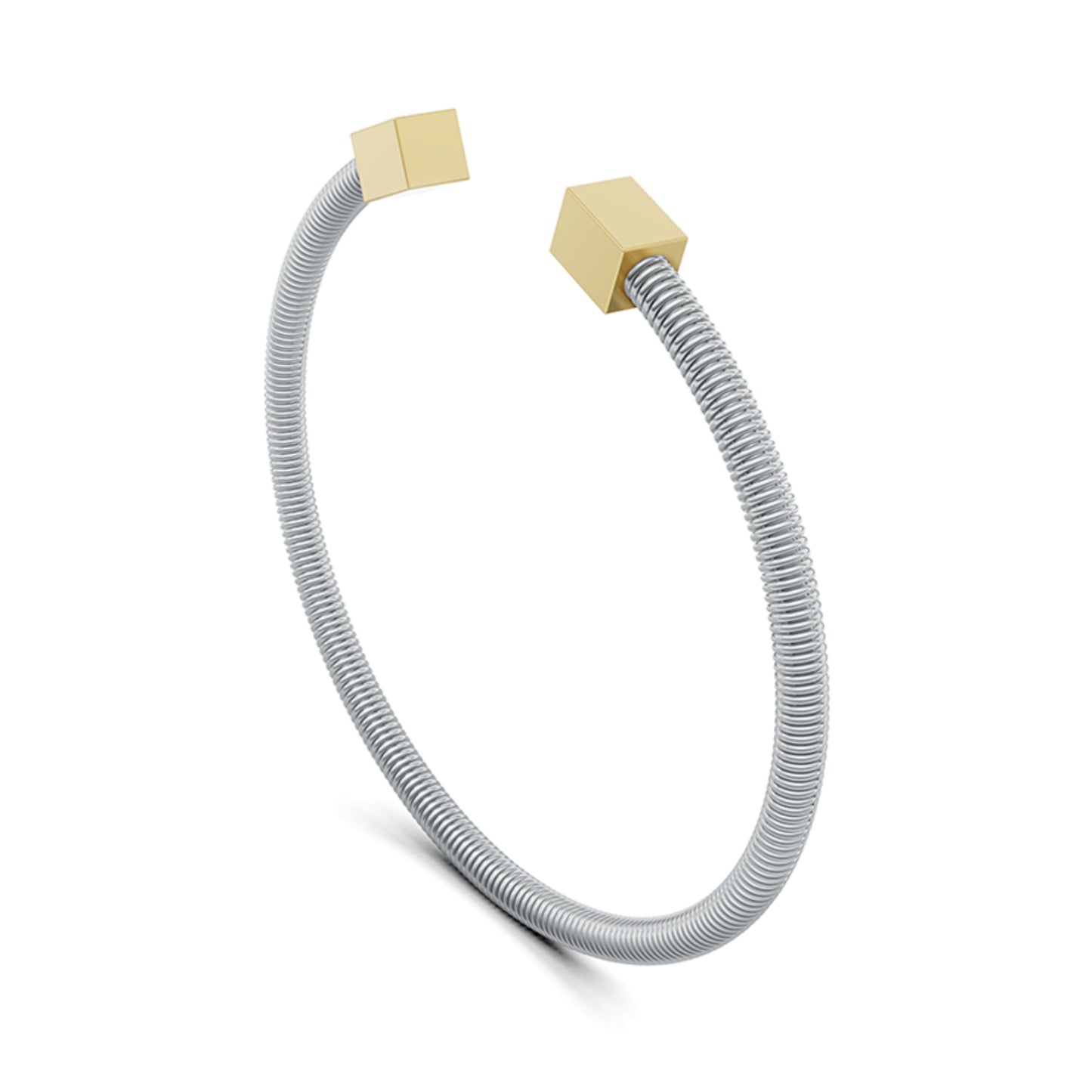 Colette Elementyx Space Cube Armreif, Platin von Niessing (N402004-62mm-pt-cy)