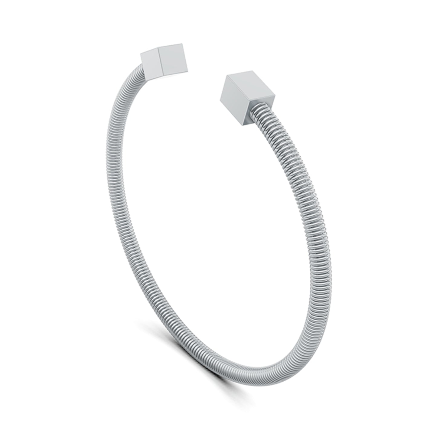 Colette Elementyx Space Cube Armreif, Platin von Niessing (N402004-62mm-pt-pt)