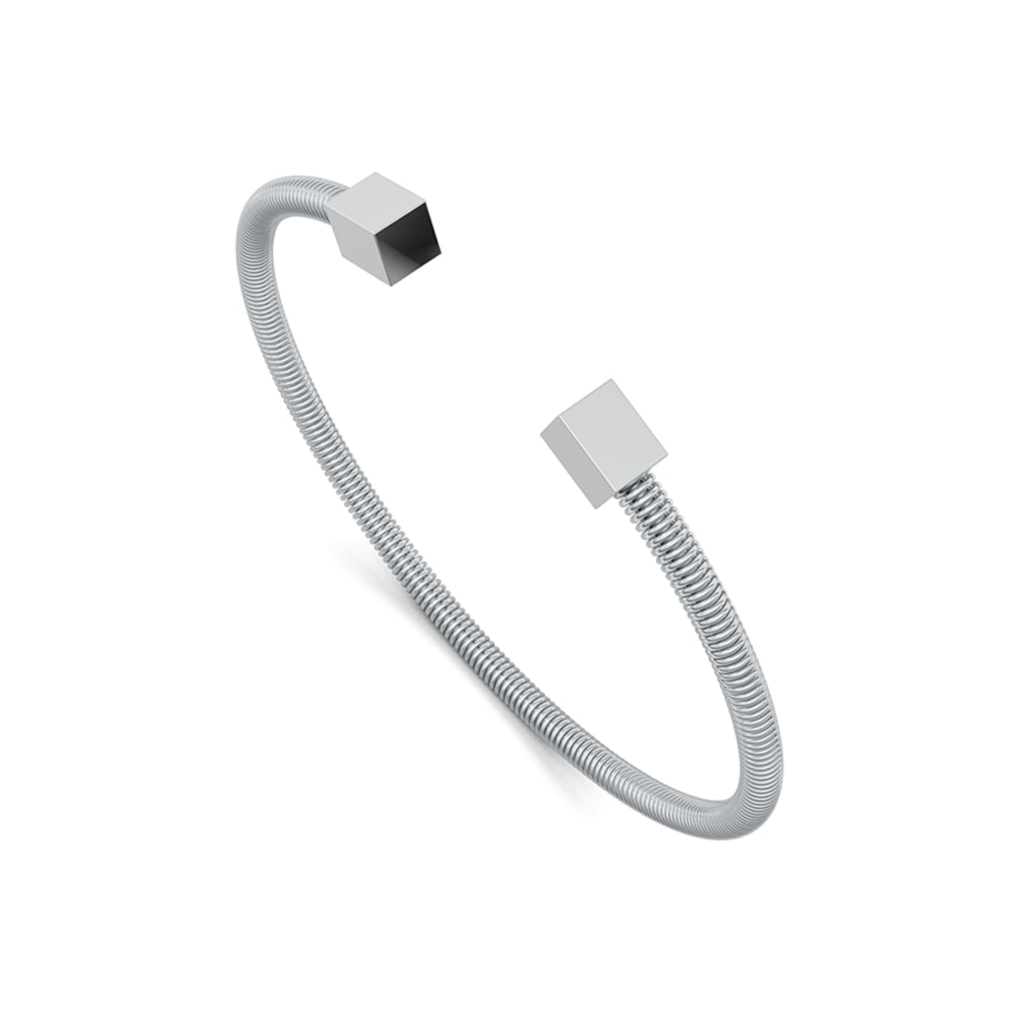 Colette Elementyx Space Cube Armreif, Platin von Niessing (N402004-62mm-pt-pt)
