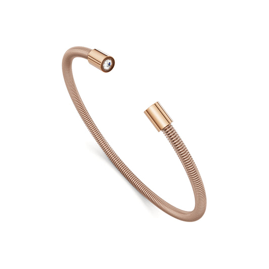 Colette Elementyx Space Zylinder Armreif von Niessing (N402928-62mm-2x-0.1ct-rw-cr)