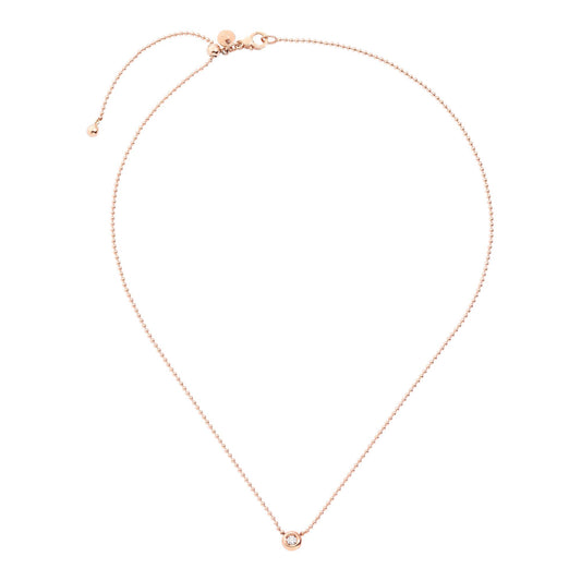 Collier Bollicine, Roségold • Diamant von DoDo (DCC1002-BOLLI-DB09R)