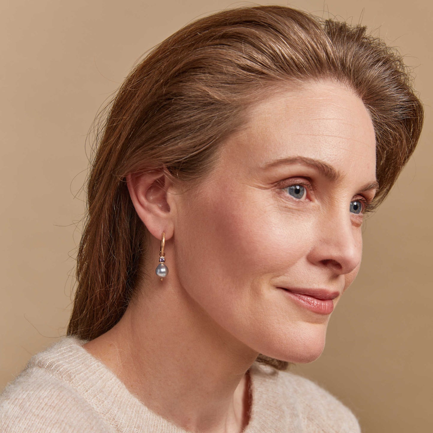 Confetti Einhänger, Roségold • Saphir von Bron (8OR4887LKAKB9)