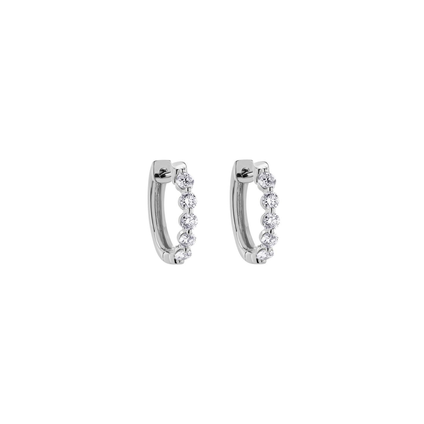 Creolen, Weißgold • Diamant von Hans D. Krieger (812.4053.41.6)