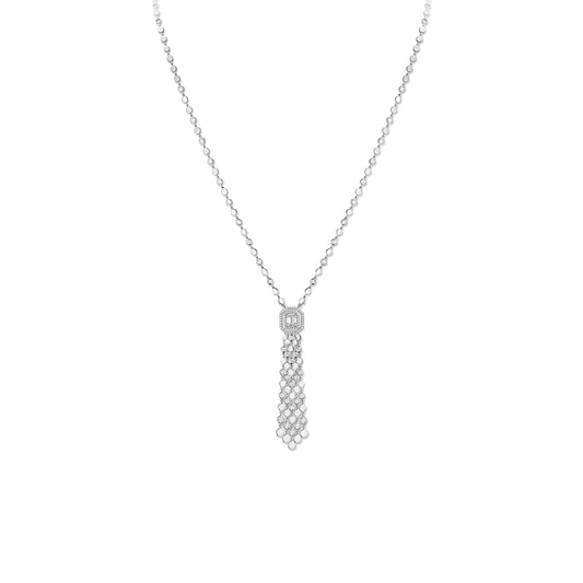 D-Vibes Halskette, Weißgold • Diamant • Smaragd von Messika (13175-WG)