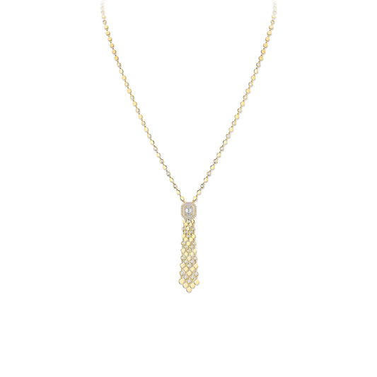 D-Vibes Halskette, Gelbgold • Diamant • Smaragd von Messika (13175-YG)