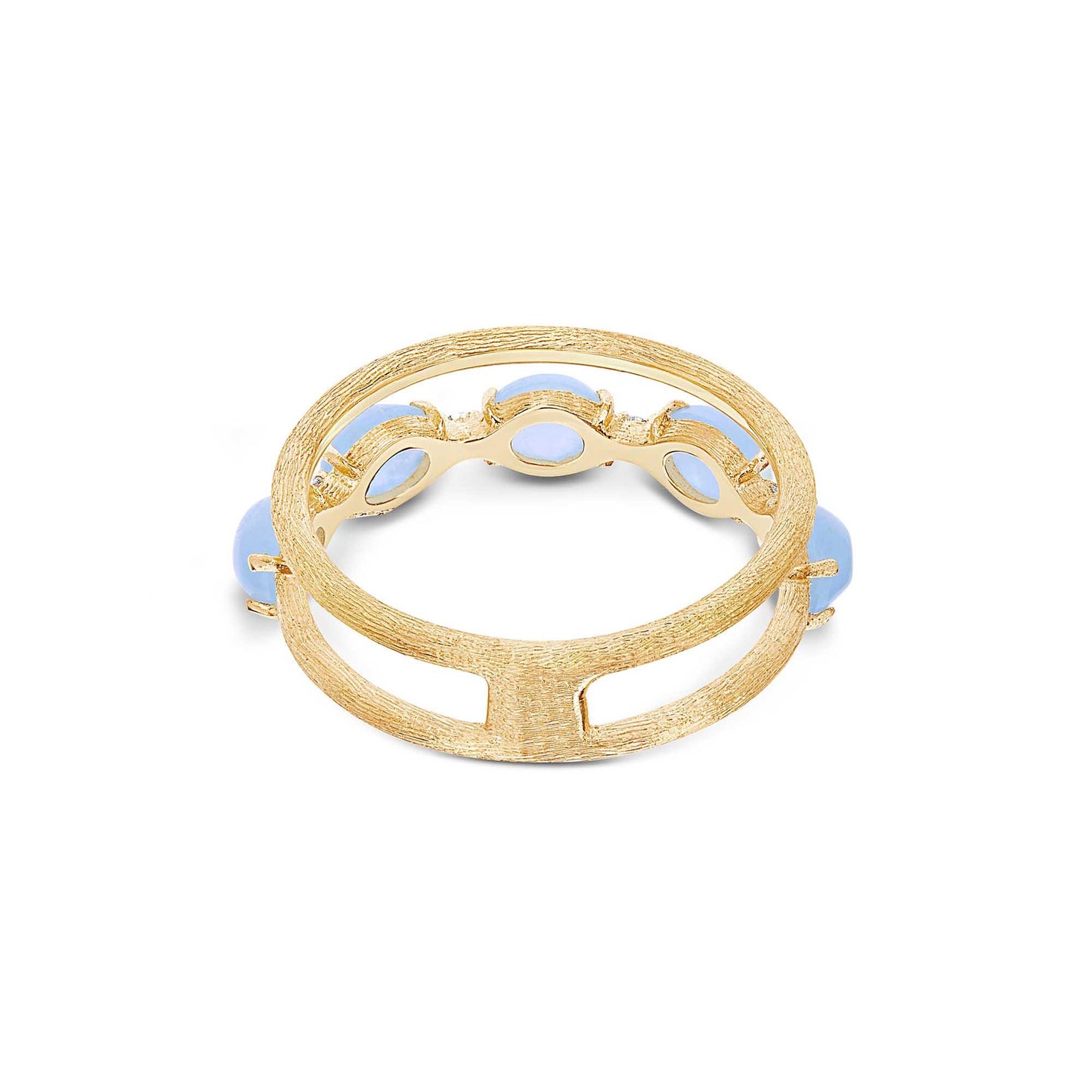 Dancing Azure Ring, Gelbgold • Aquamarin • Diamant von Nanis (AS3-597) Dancing Azure Ring, Gelbgold • Aquamarin • Diamant von Nanis (AS3-597)